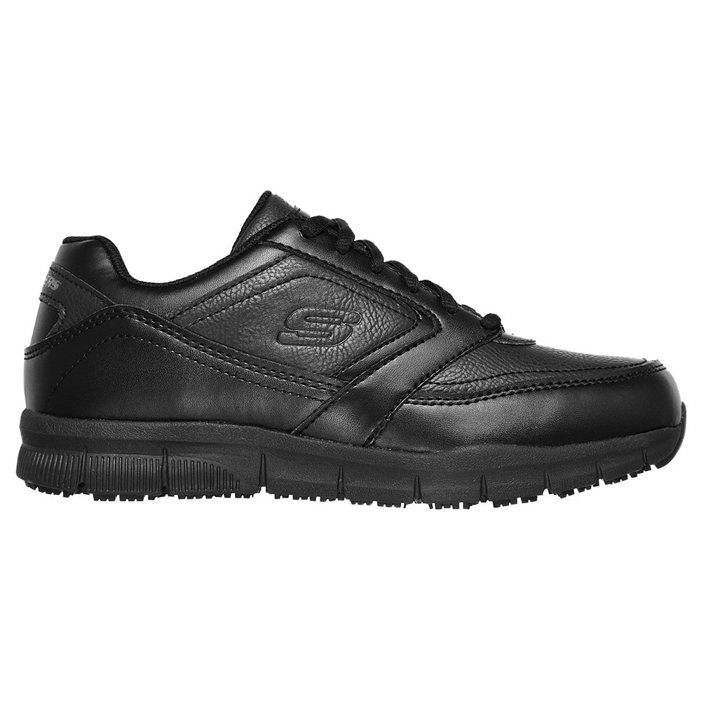 Skechers Women Work Nampa Slip Resistant Shoes - 77235-BLK