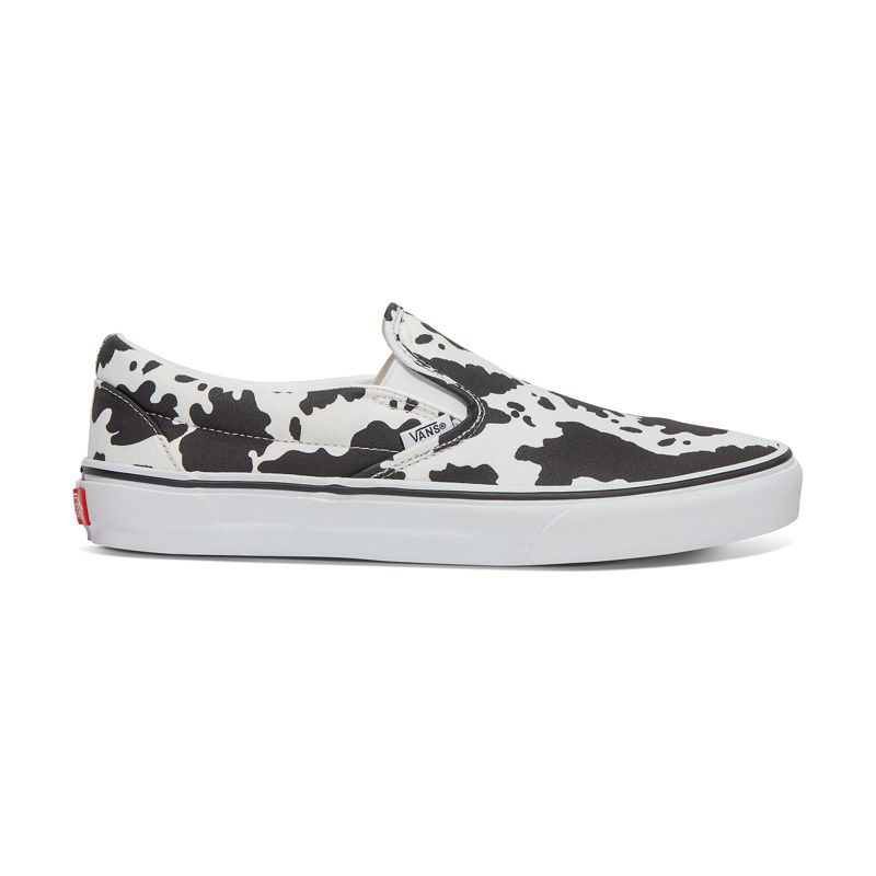 Customs Cow Print Slip-On