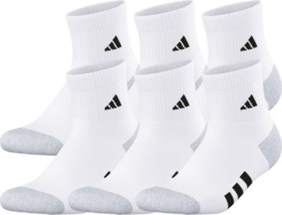 adidas Youth Athletic Cushioned 6-Pack Quarter Socks