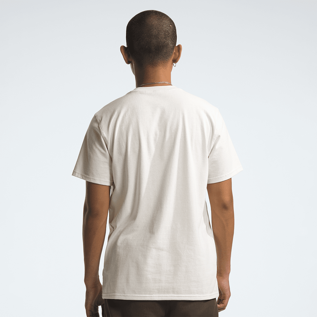 Heritage patch t-shirt - Heather white dune