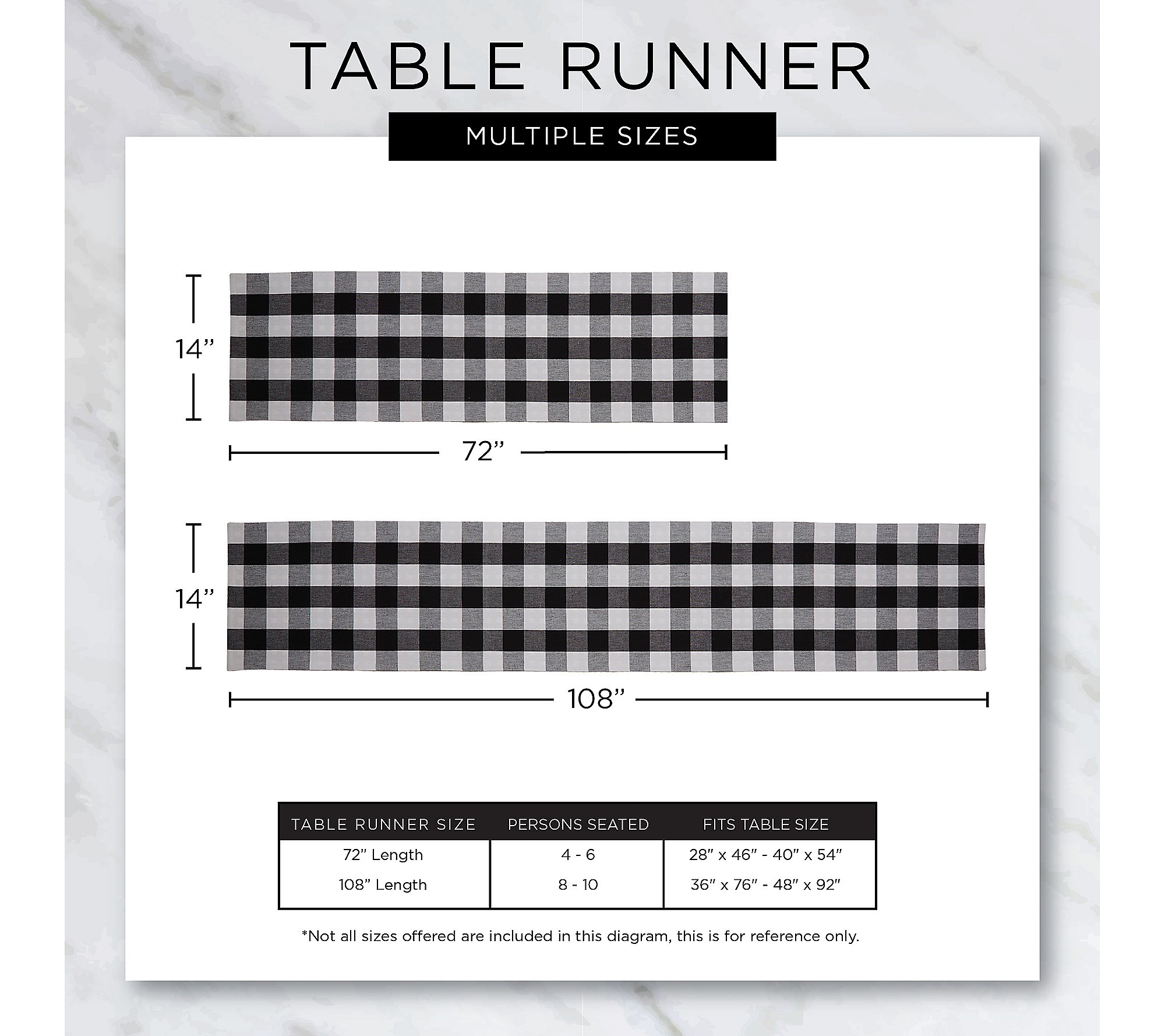Design Imports Balsam Border Stripe Table Runne r 14x108