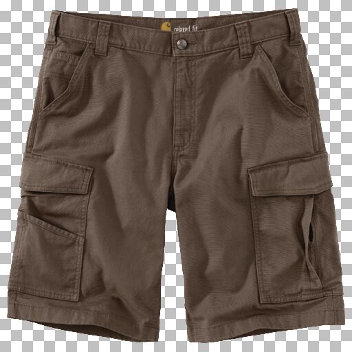 Carhartt Men's Rugged Flex® Relaxed Fit Canvas Cargo Work Short_Tarmac