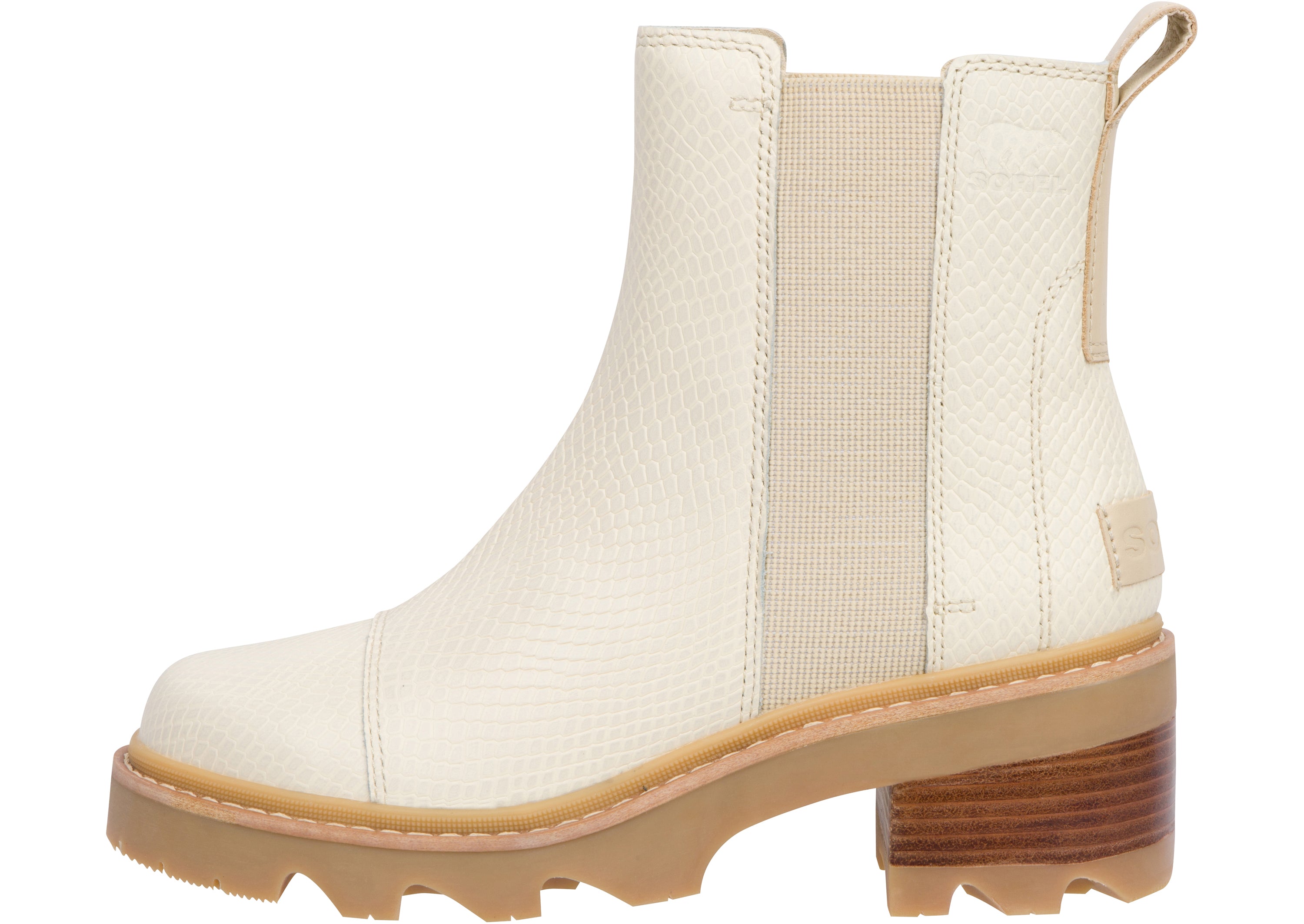 Sorel Womens Joan Now Chelsea Bleached Ceramic Gum 16