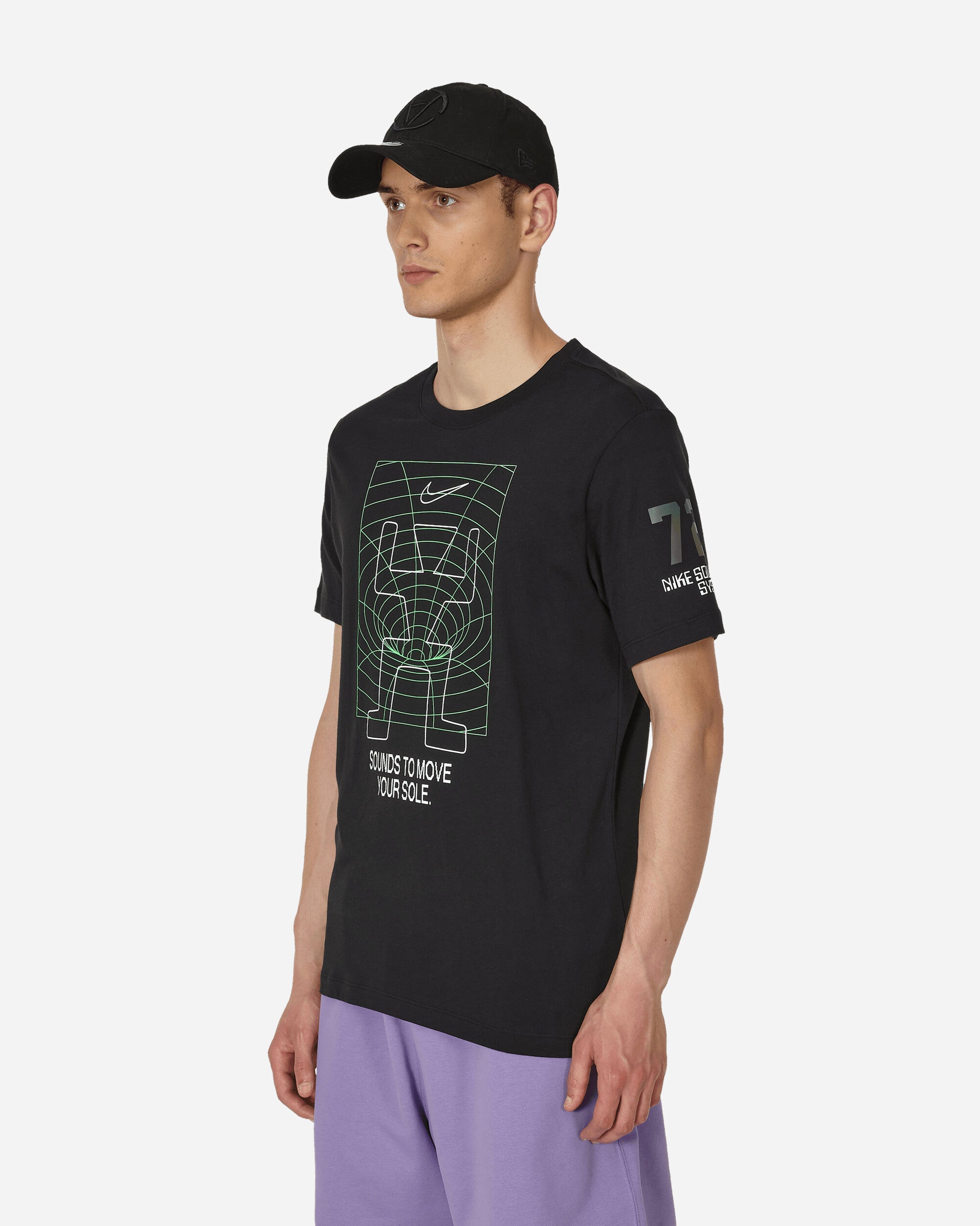 Iridescent Graphic T-Shirt Black