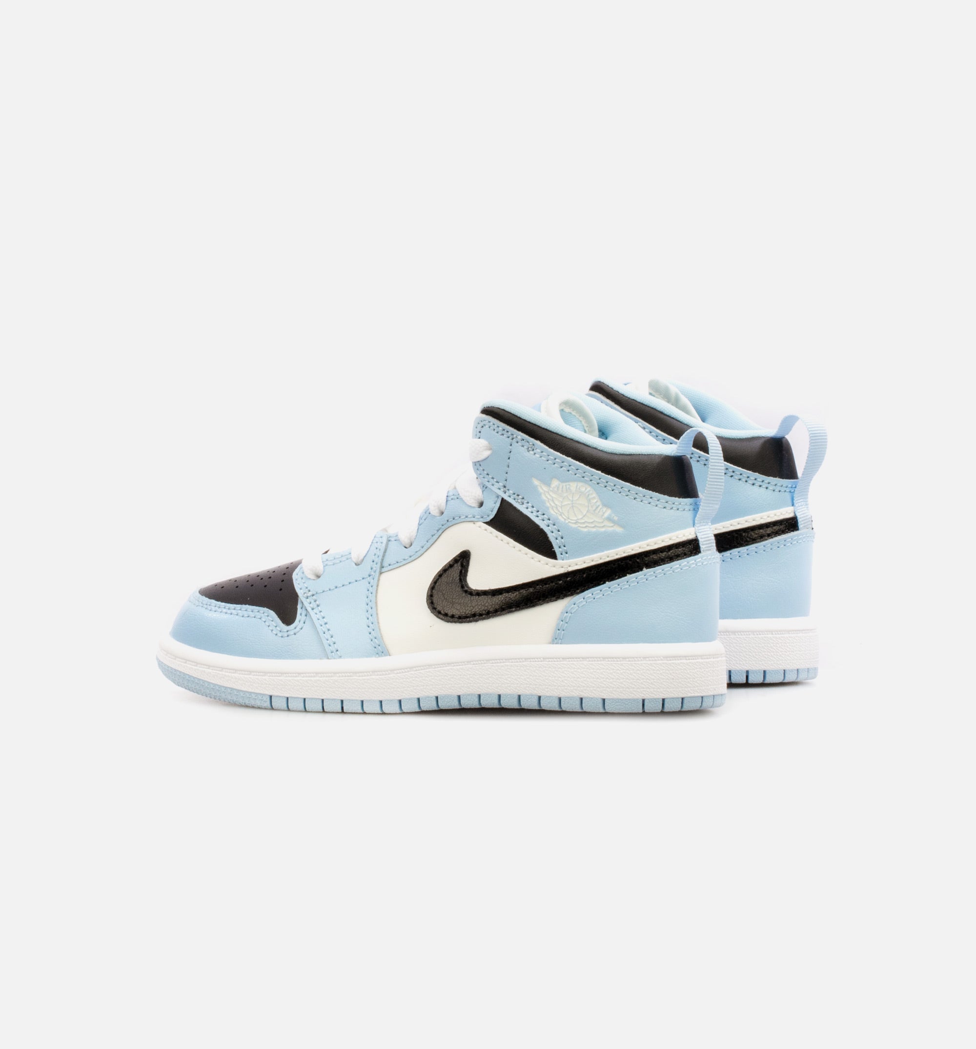 Air Jordan 1 Mid Preschool Lifestyle Shoe - Blue/Black