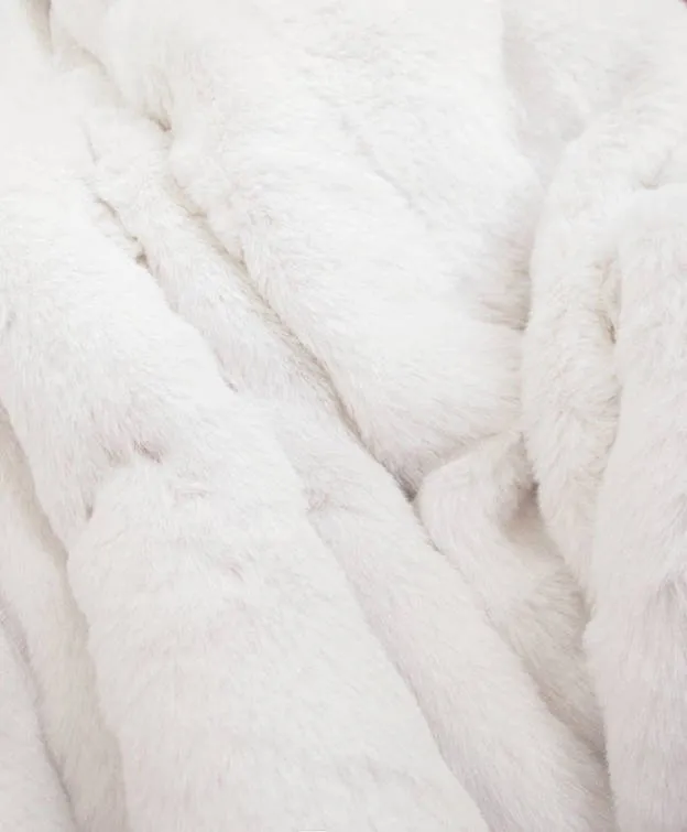 Teddy bear ladies winter parka coat