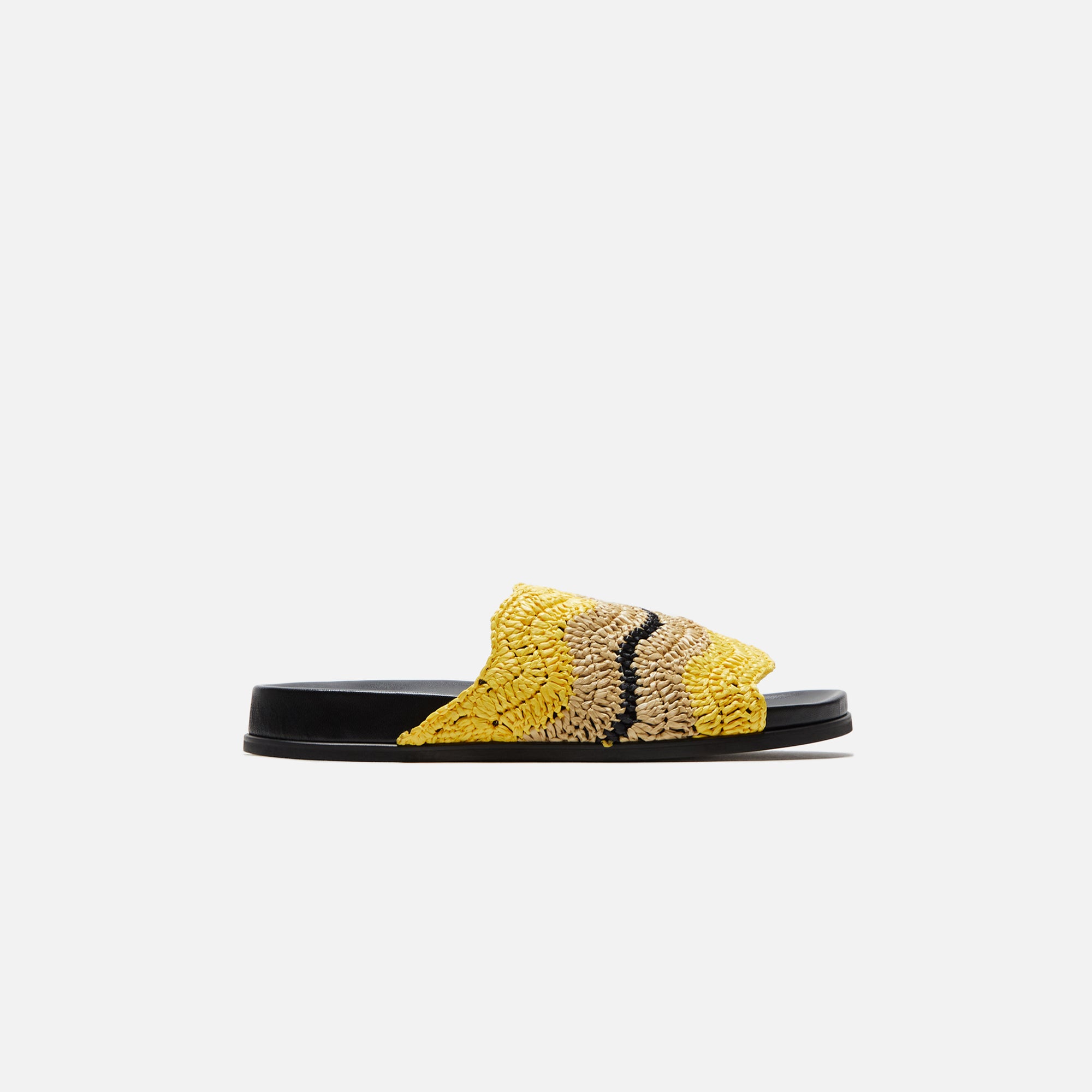 Marni x No Vacancy Inn Slide Rafia Waves - Sun / Natural