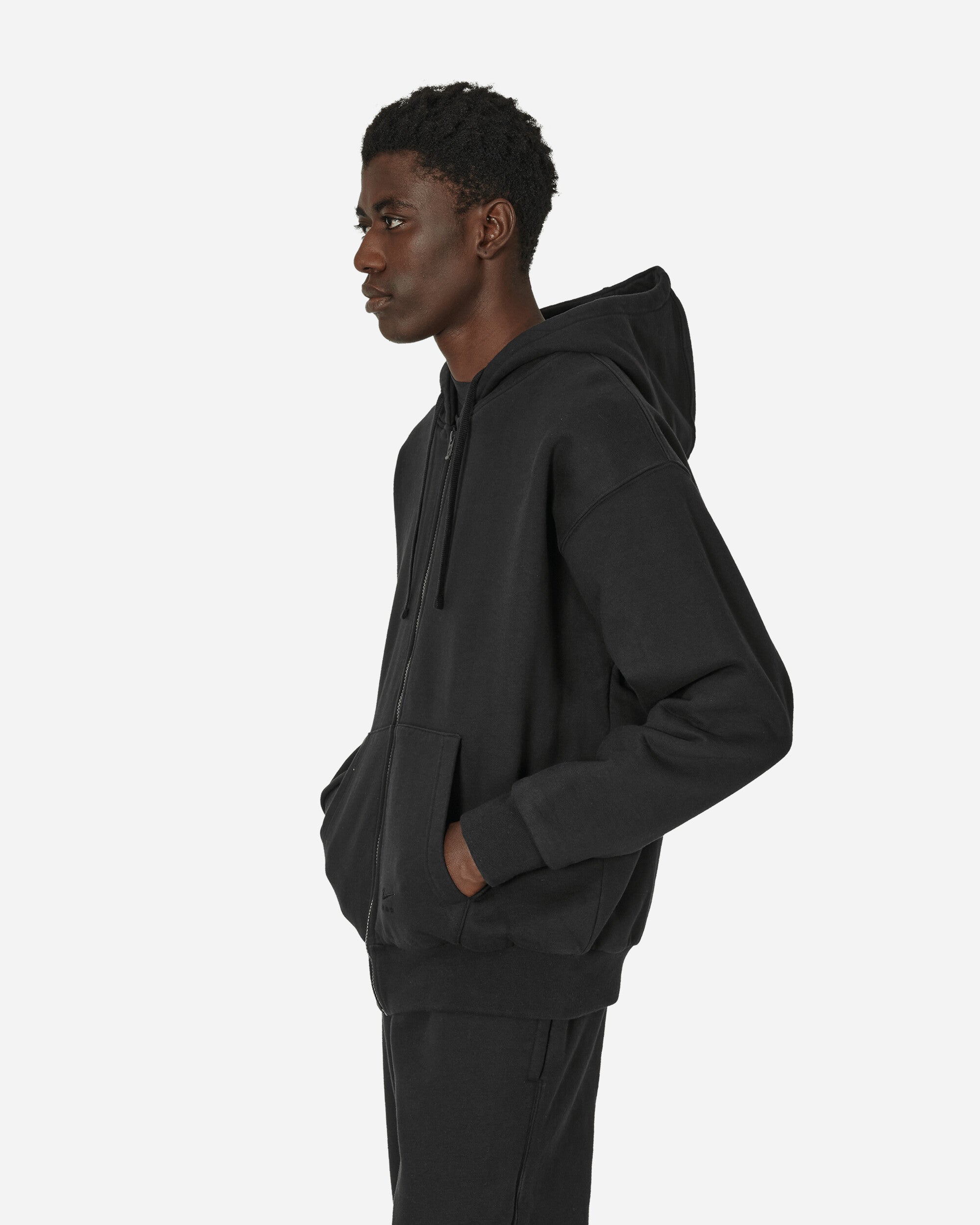 MMW Full-Zip Fleece Hoodie Black