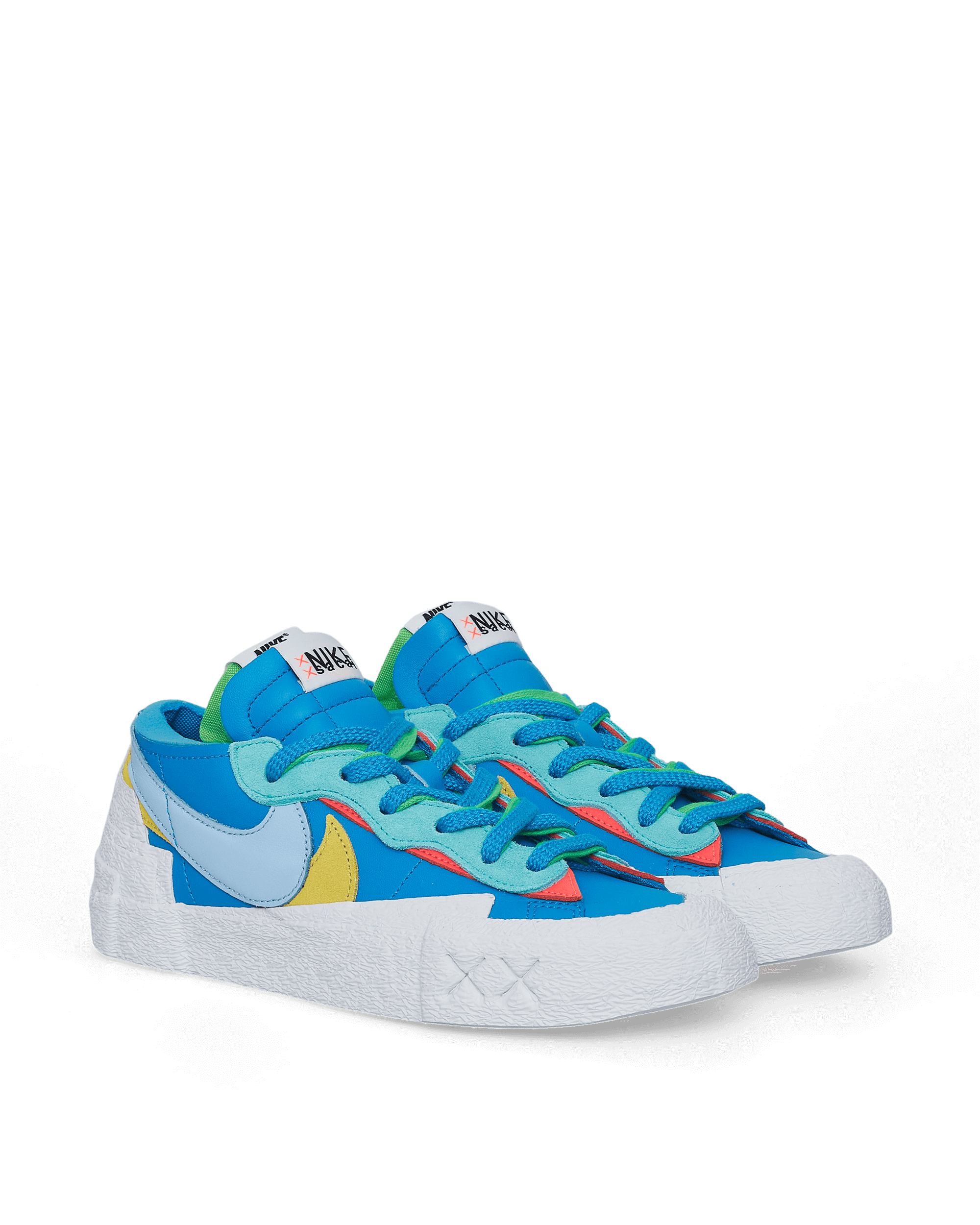 sacai x Kaws Blazer Low Sneakers Neptune Blue