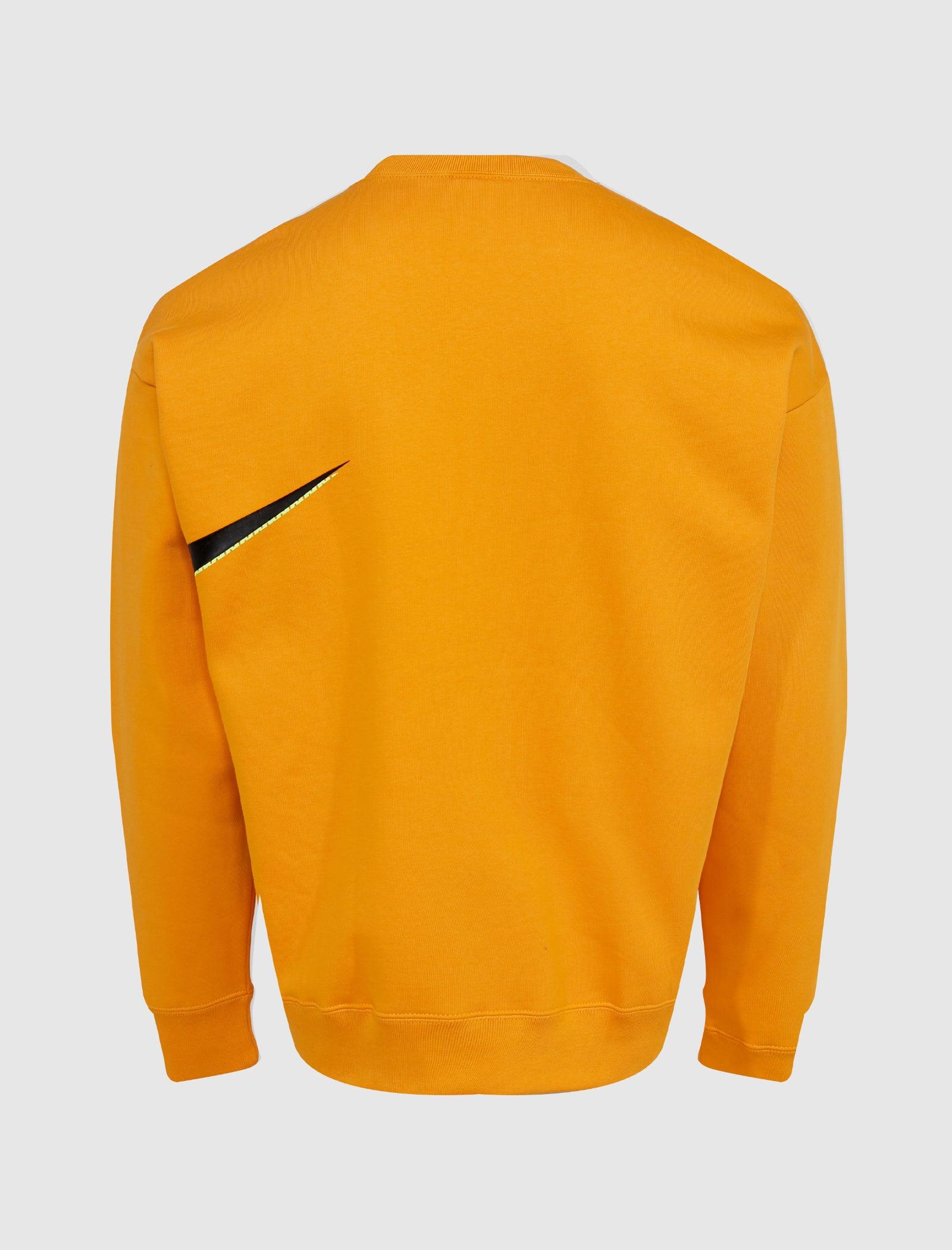 KIM JONES FLEECE CREWNECK IN ORANGE