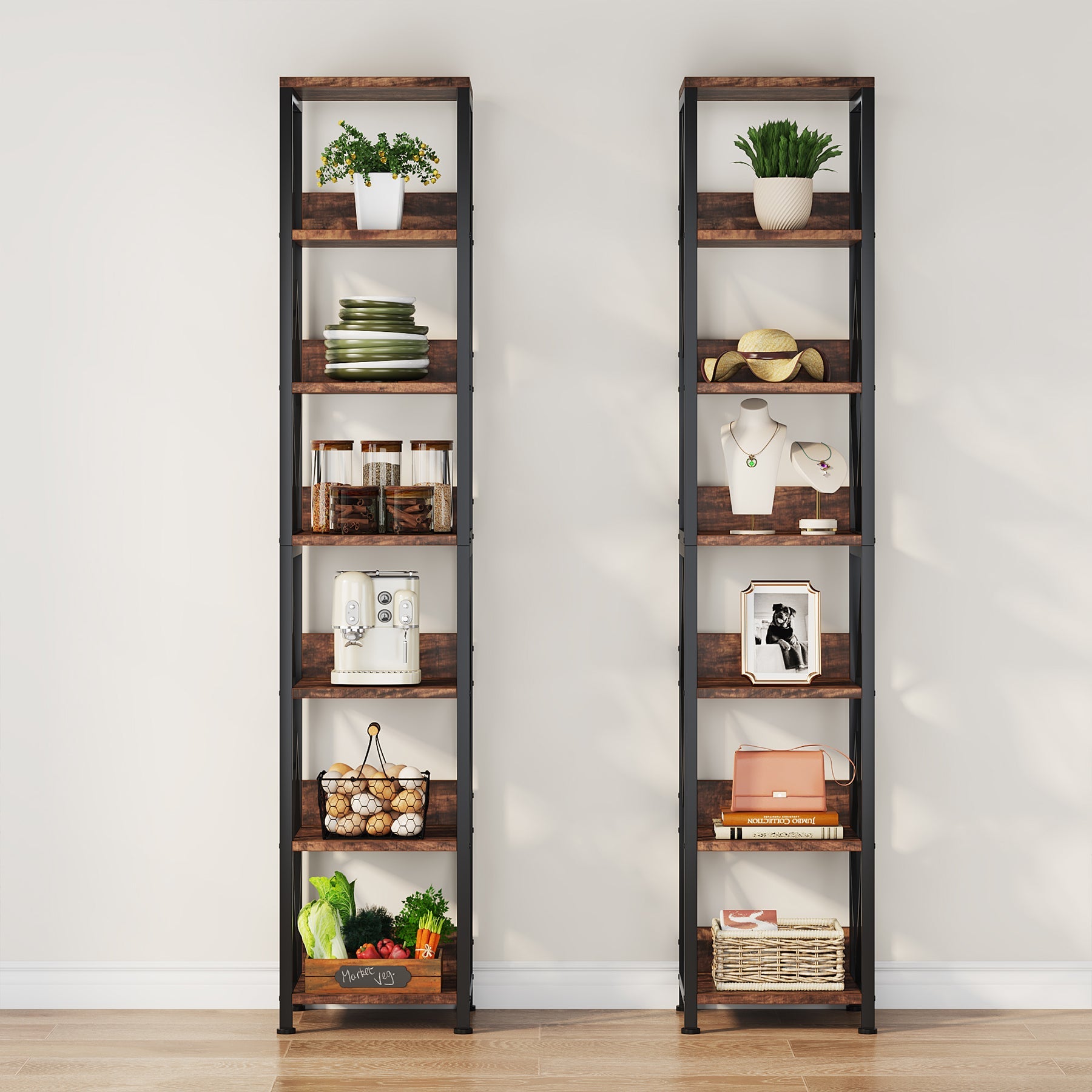 6-Tier Bookshelf, 75