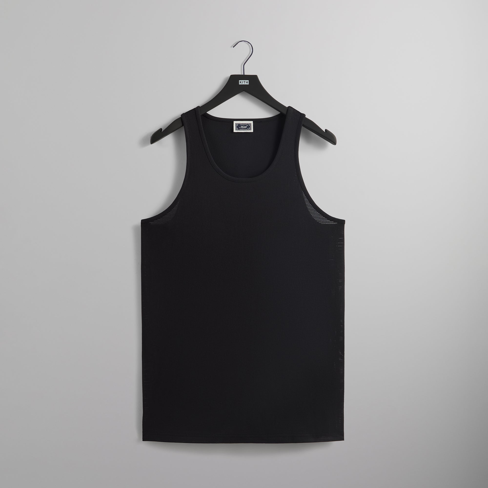 Kith Pointelle Mesh Spencer Tank - Black