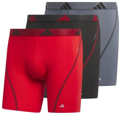 adidas Men's Performance Mesh 3-Pack Boxer Brief