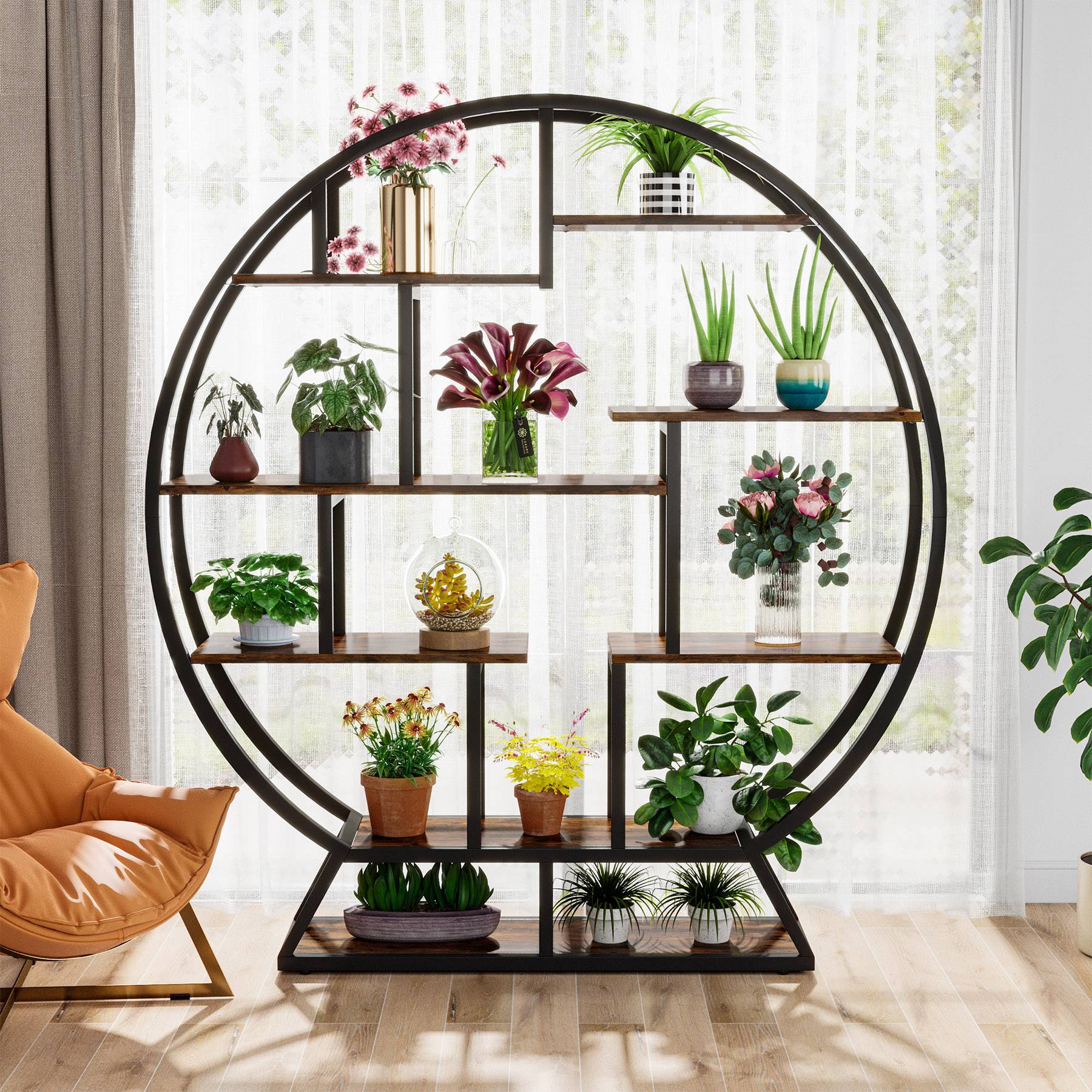 Round Plant Stand, 63