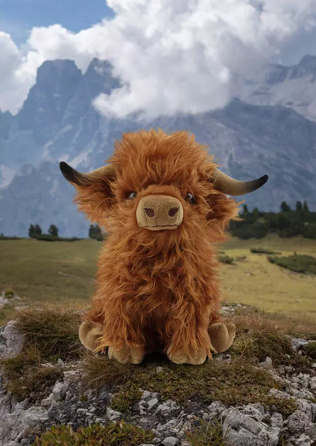 🔥🔥Eco-Friendly Scottish Highland Cow Soft Plush Toy
