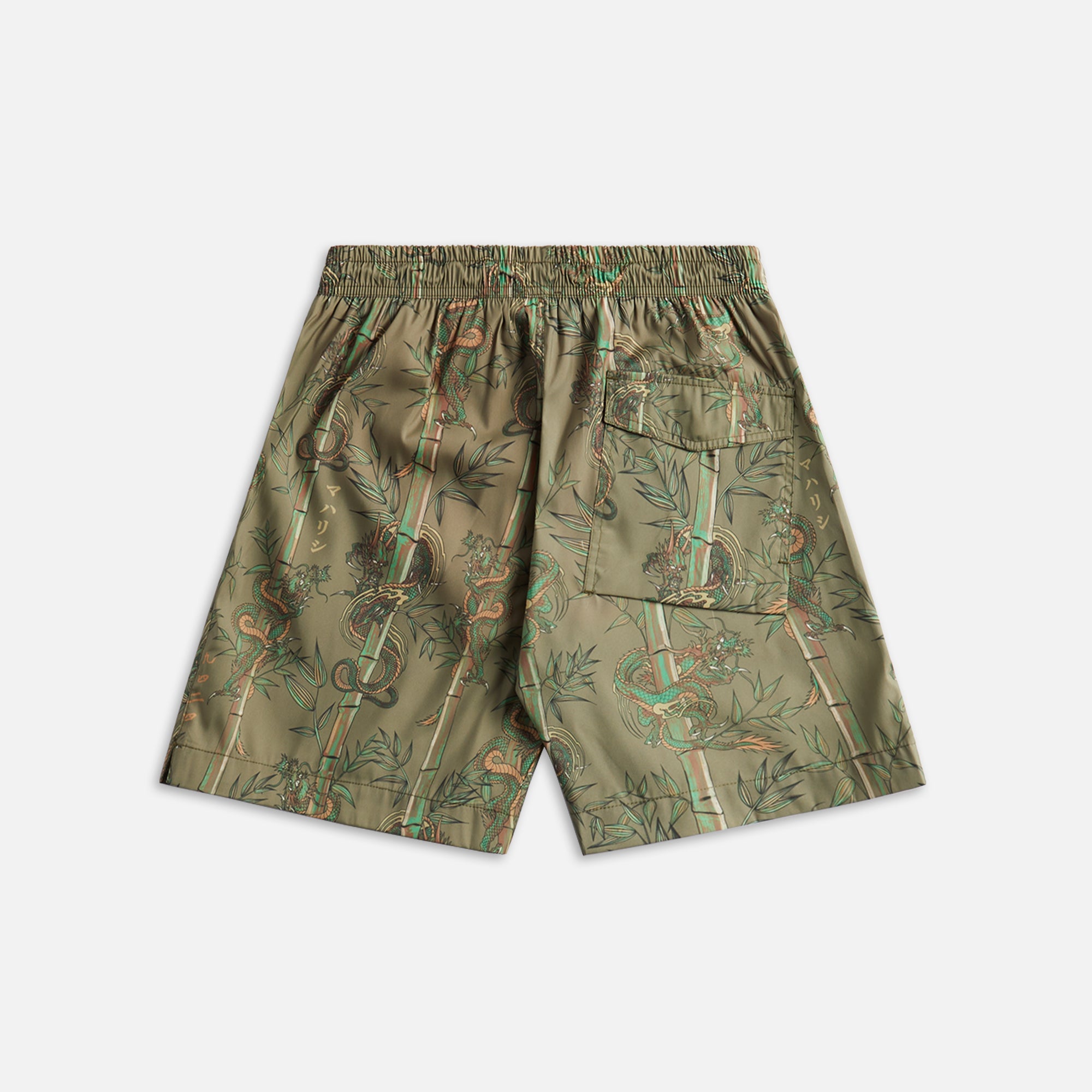 Maharishi Dragon Bamboo Swim Shorts - Olive