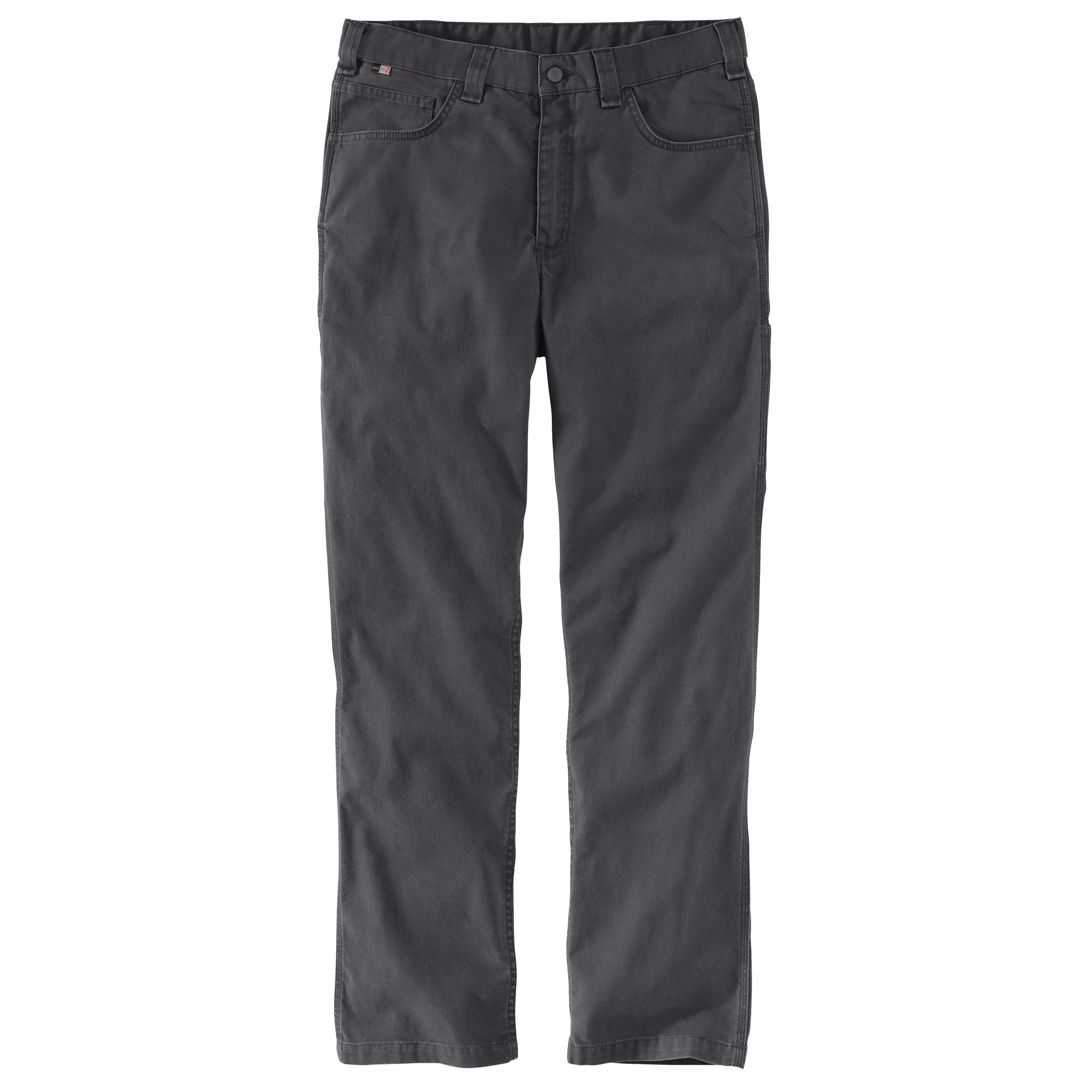 Carhartt Flame Resistant Rugged Flex® Relaxed Fit Canvas 5-Pocket Pant_Shadow