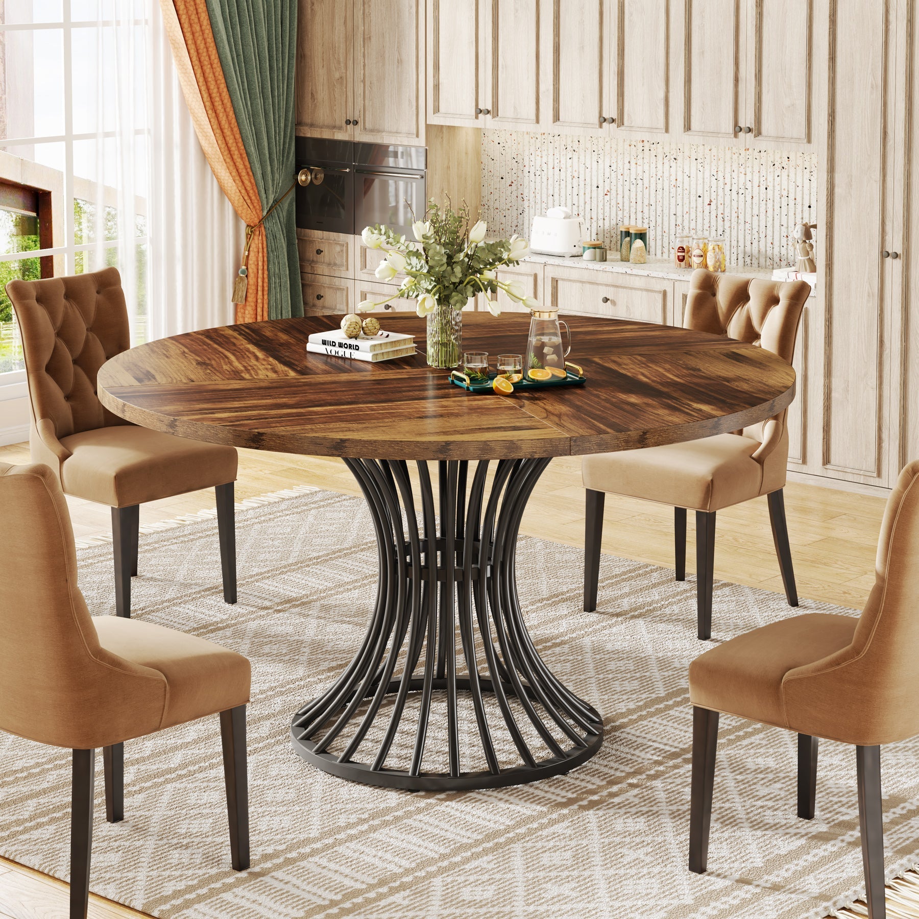 Round Dining Table for 4-6, 47