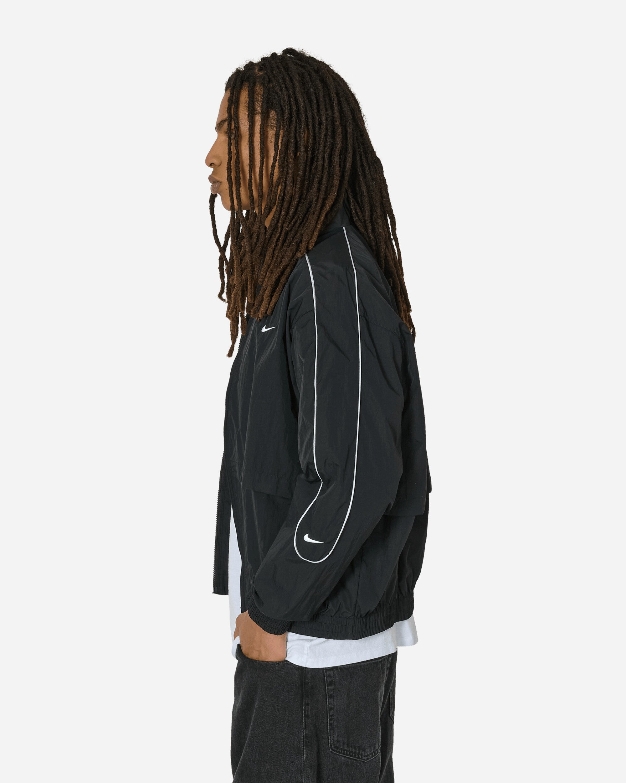 Solo Swoosh Woven Track Jacket Black