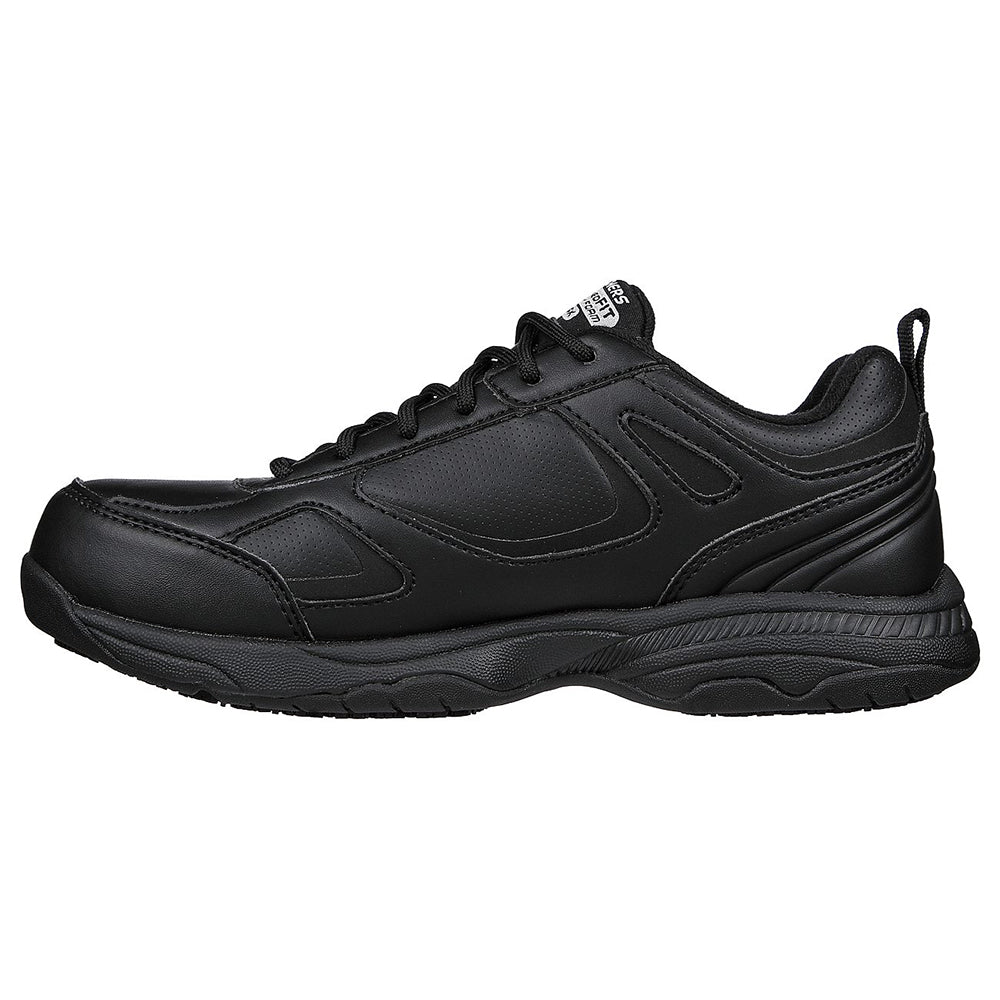 Skechers Men Work Dighton Slip Resistant Shoes - 77111W-BLK