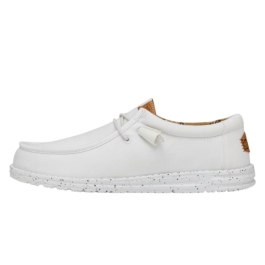 Wally Washed Canvas - White