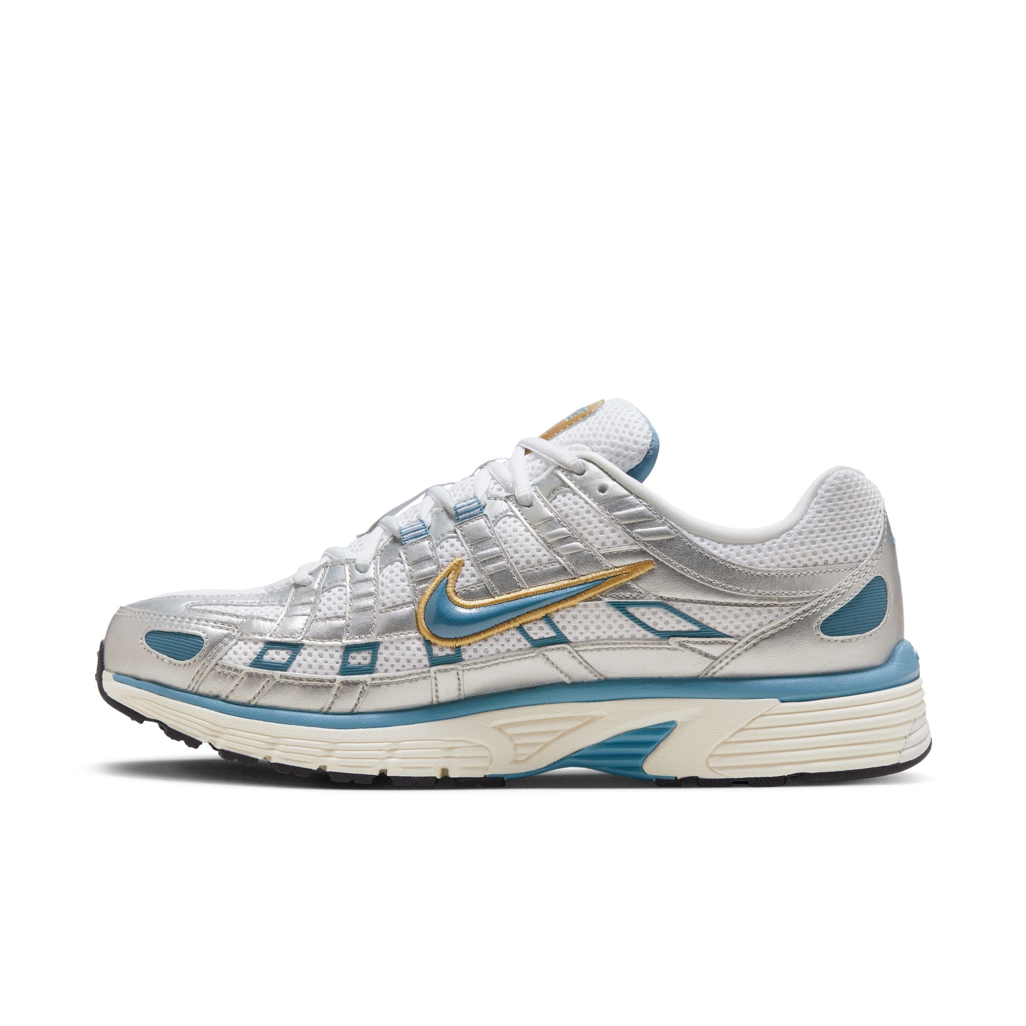 Nike P-6000 White Aegean Storm Metallic Silver HJ7246-100