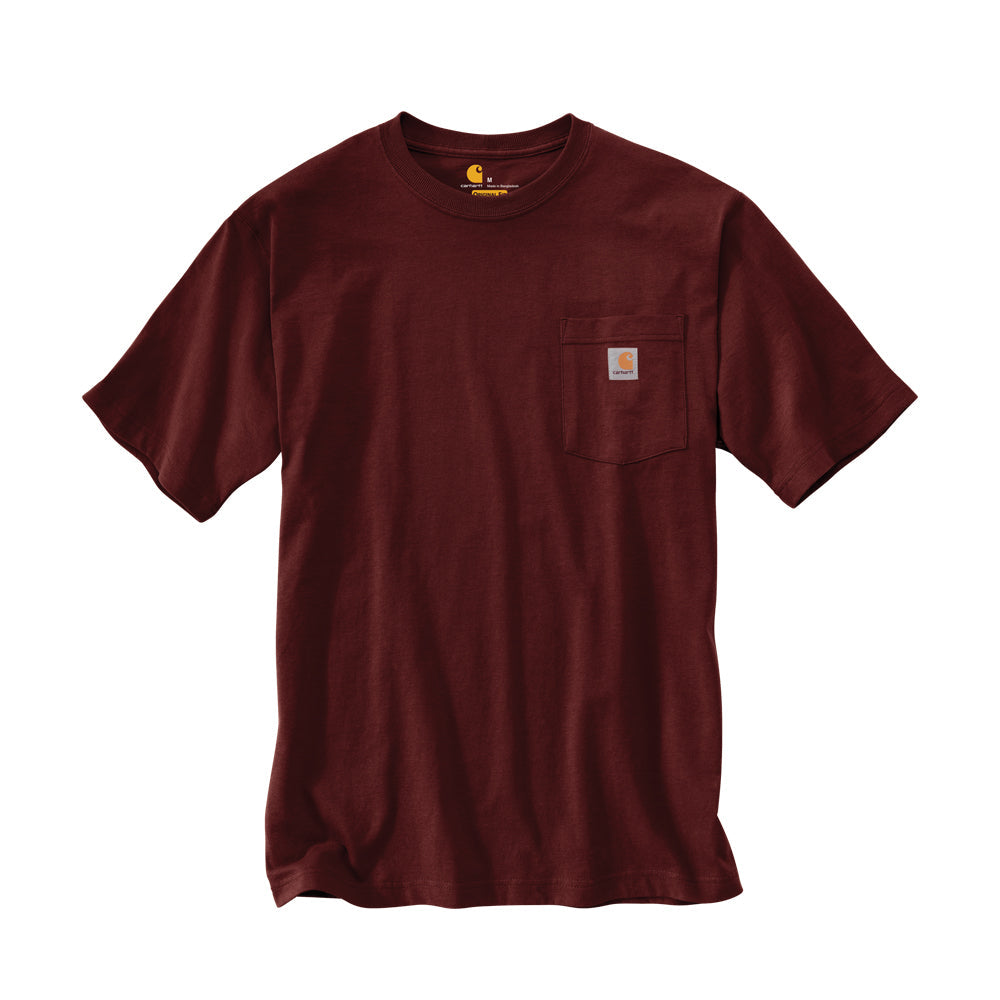 Carhartt Men's Short Sleeve Pocket T-Shirt_Port