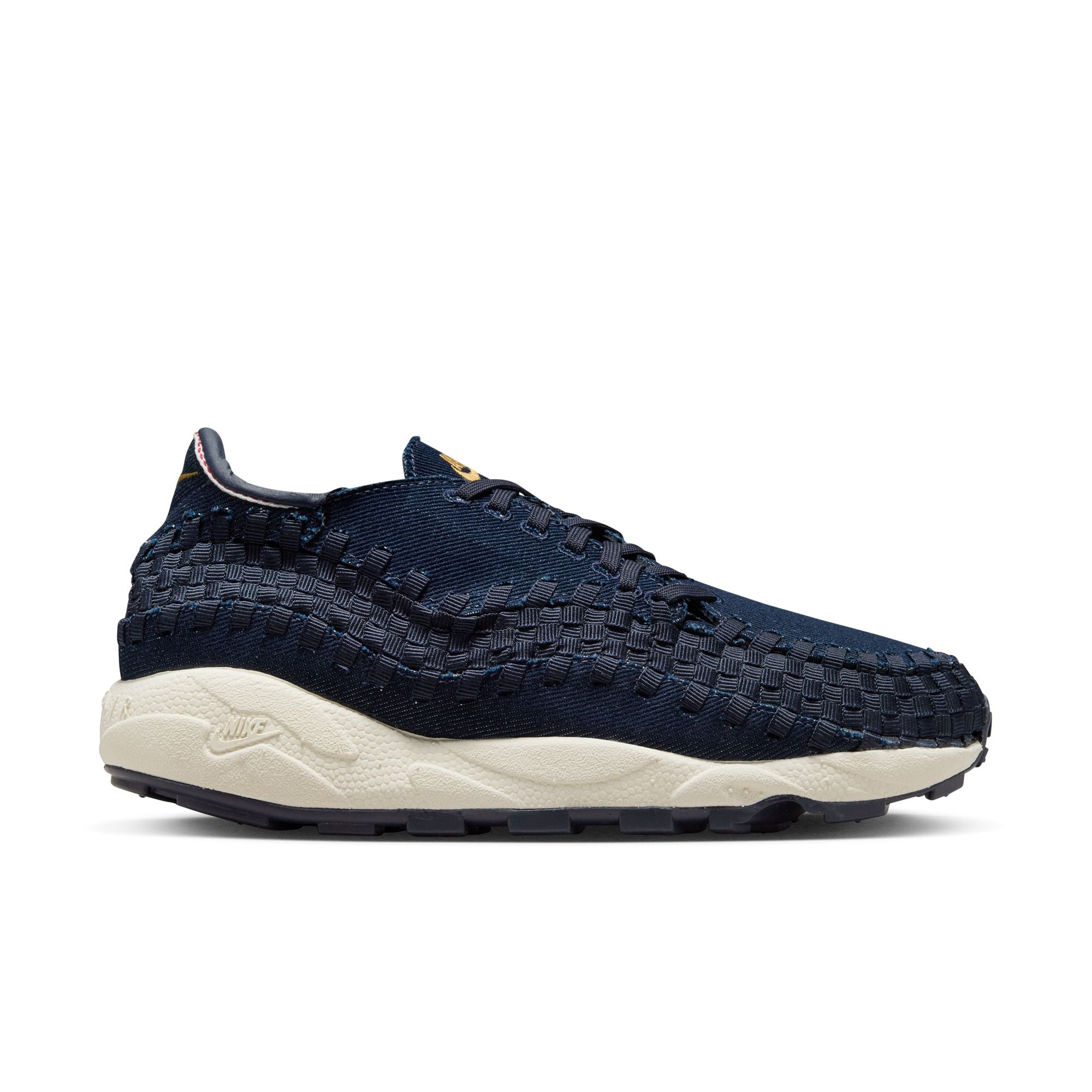 Nike Air Footscape Woven Denim Wheat Gold Obsidian Coconut Milk HF1759-400