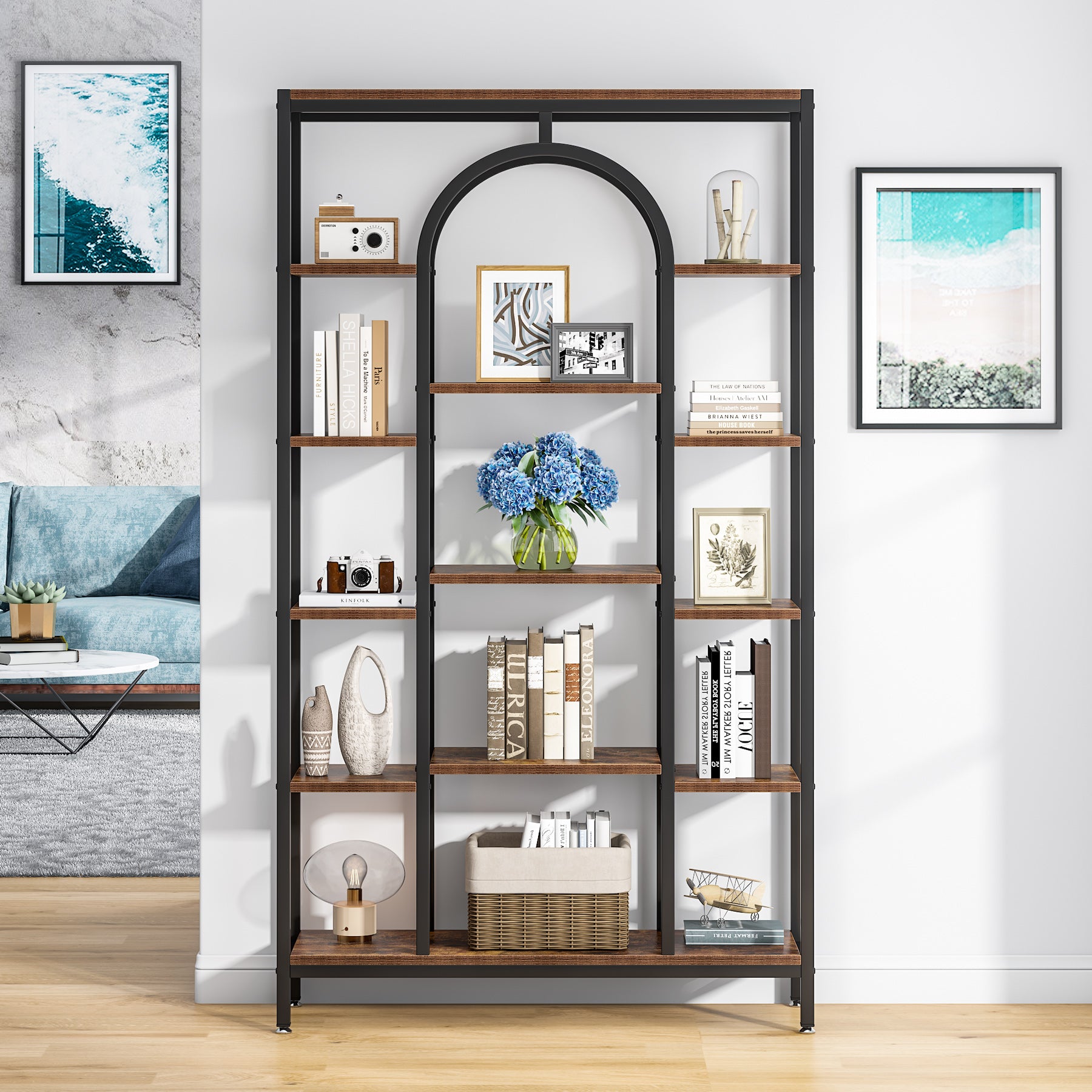 Freestanding Bookshelf, 70.9