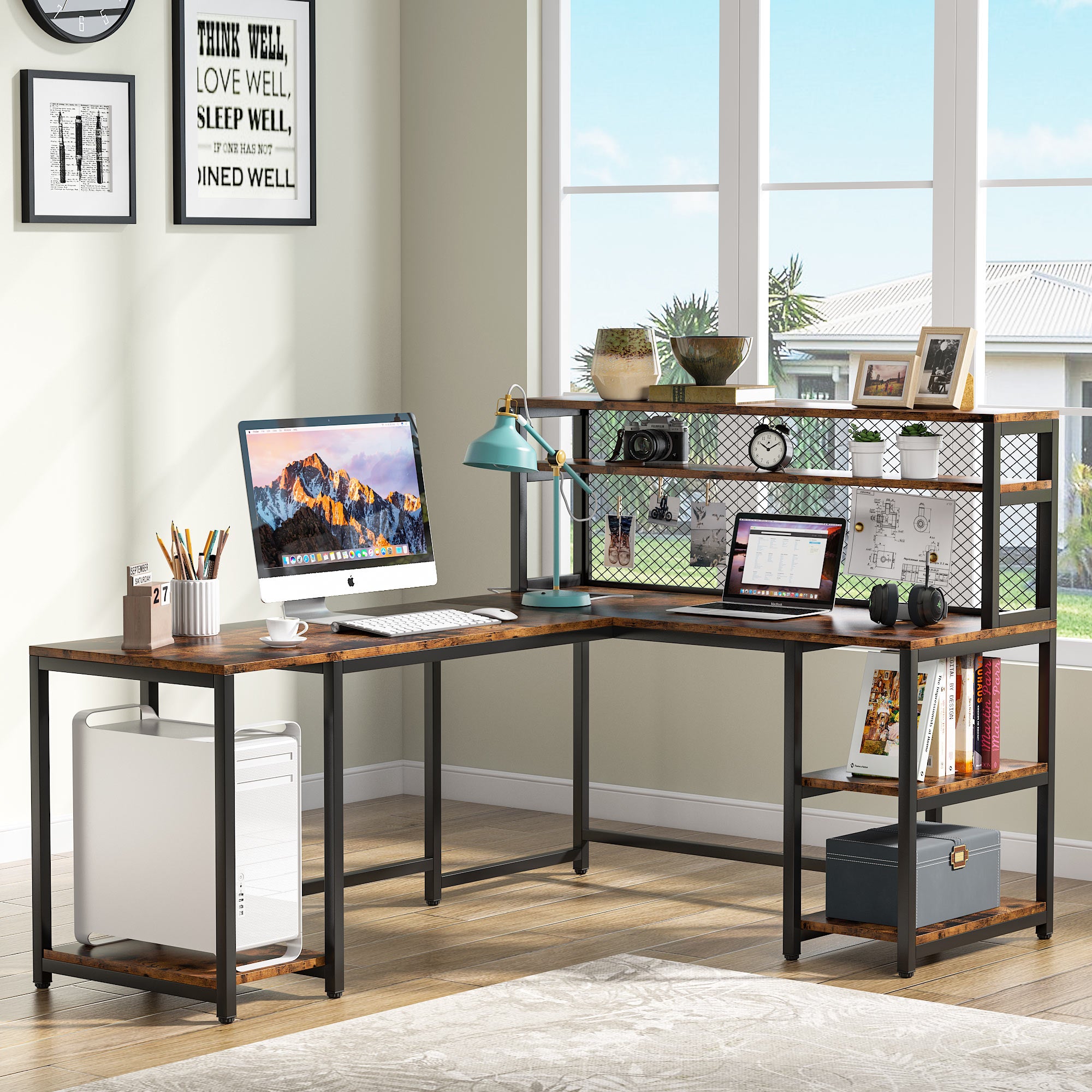 Reversible L-Shaped Desk, 67