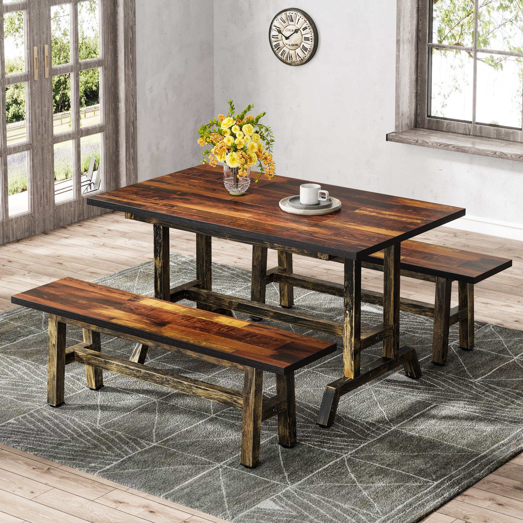 Dining Table Set, 3-Piece 47