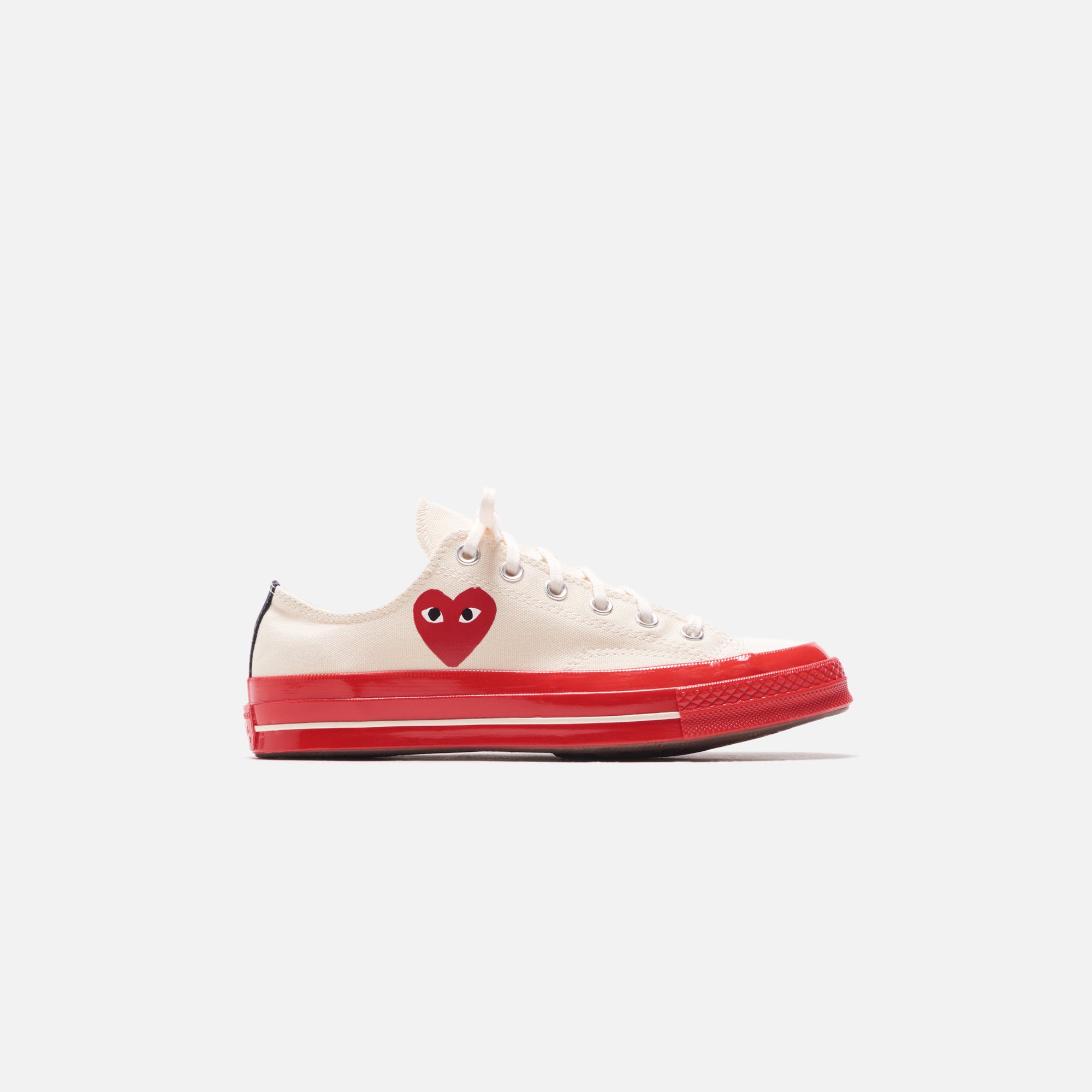 Converse x Comme des Garçons CDG Play Red Sole Low Top - Off White