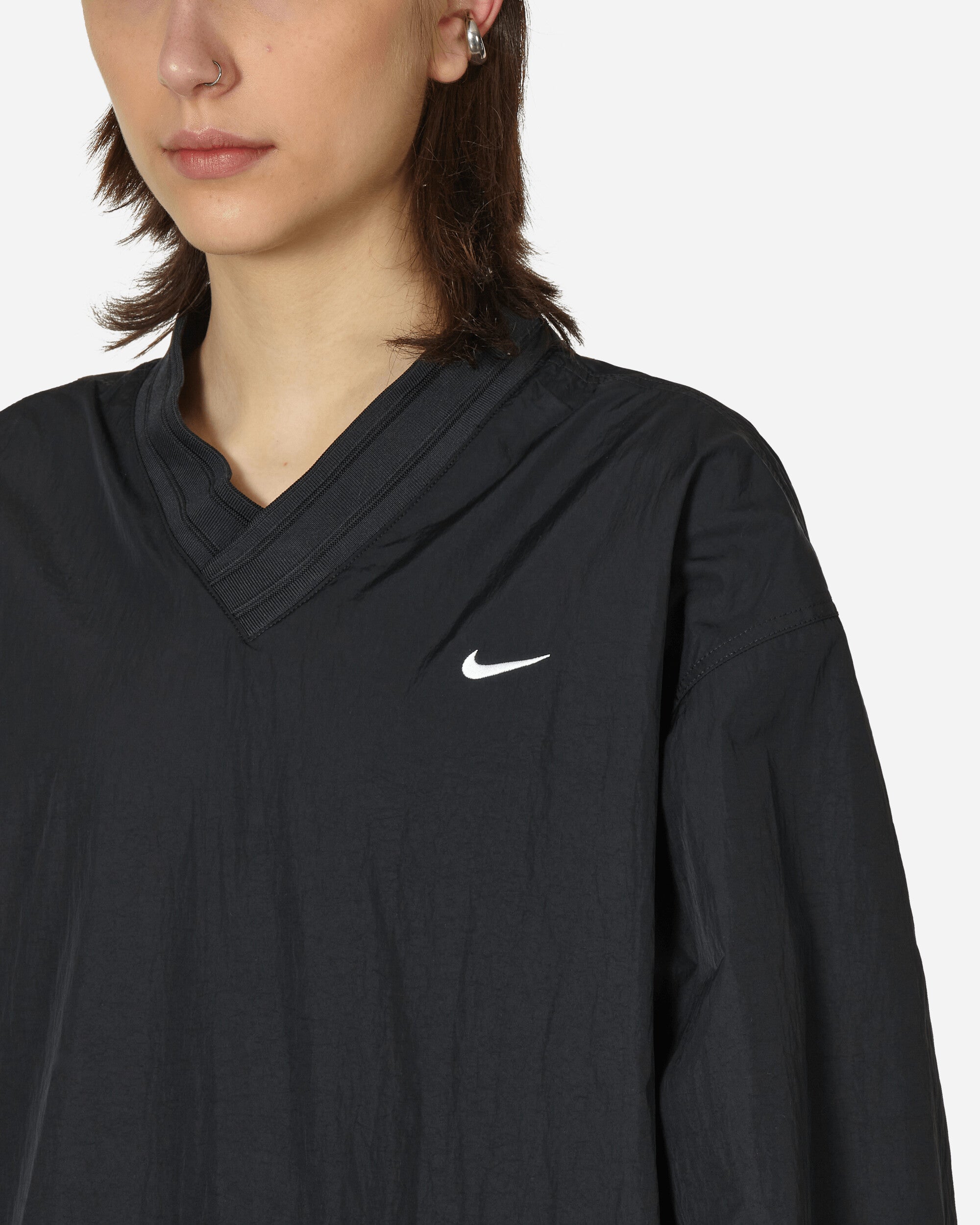 Solo Swoosh Windshirt Black / White