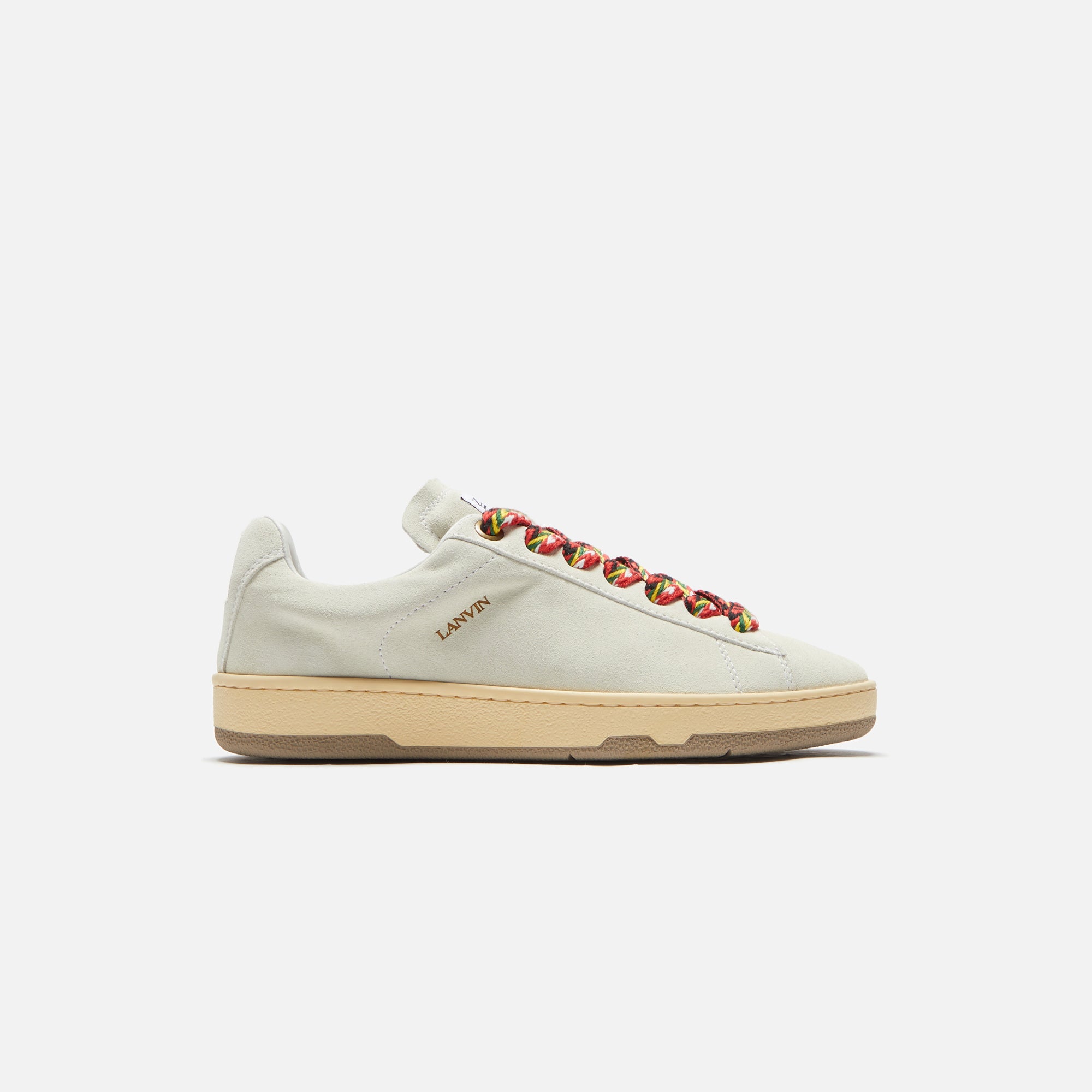 Lanvin Lite Curb Low Top Sneakers - White