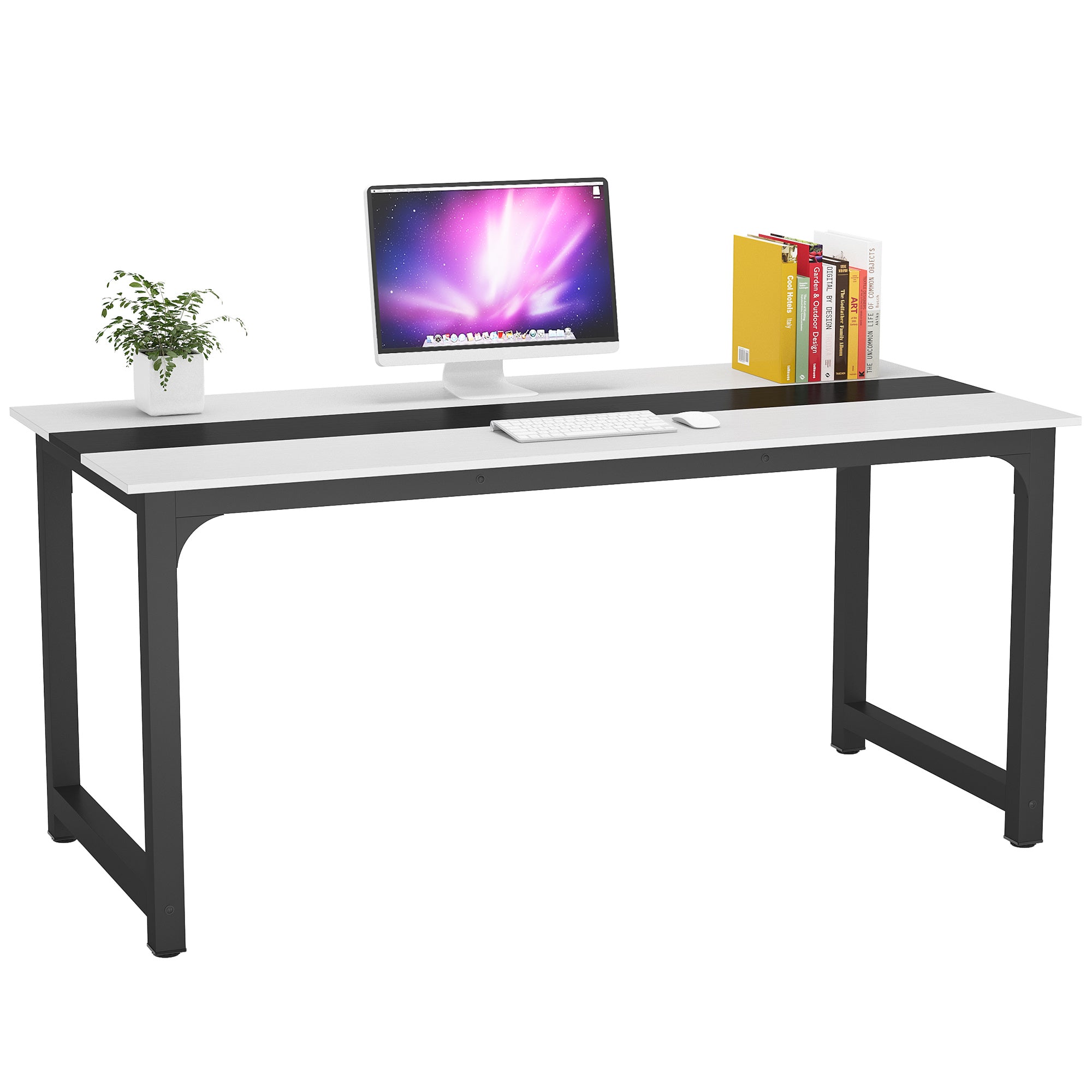 Simple Conference Table, Rectangular Meeting Table Computer Desk