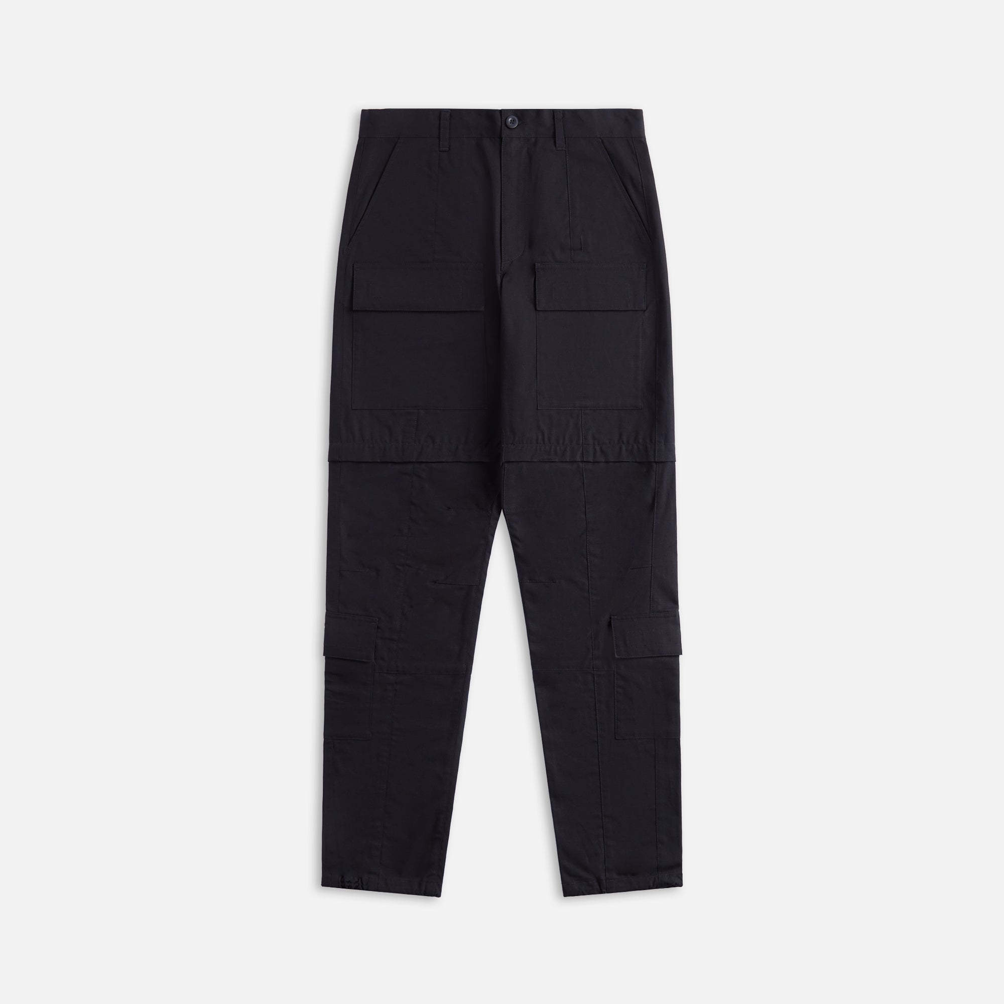 John Elliott Rip Stop Zip Cargo Pant - Black