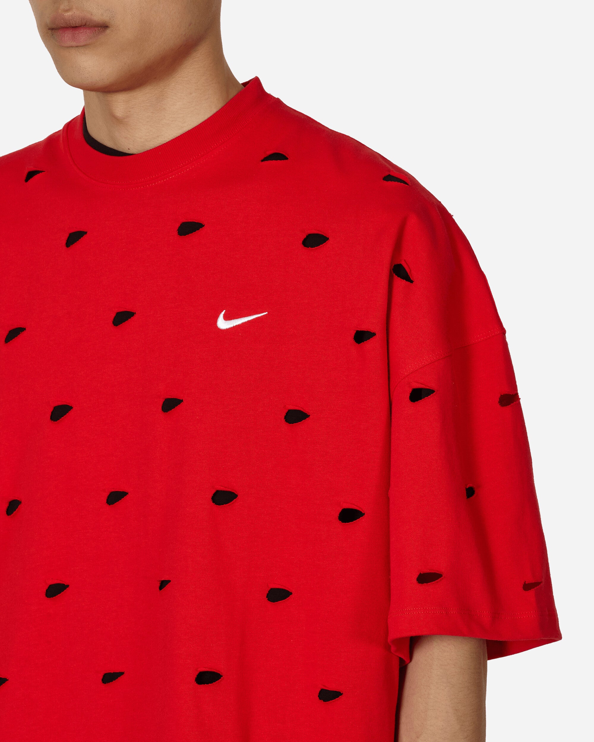 JACQUEMUS Swoosh T-Shirt University Red