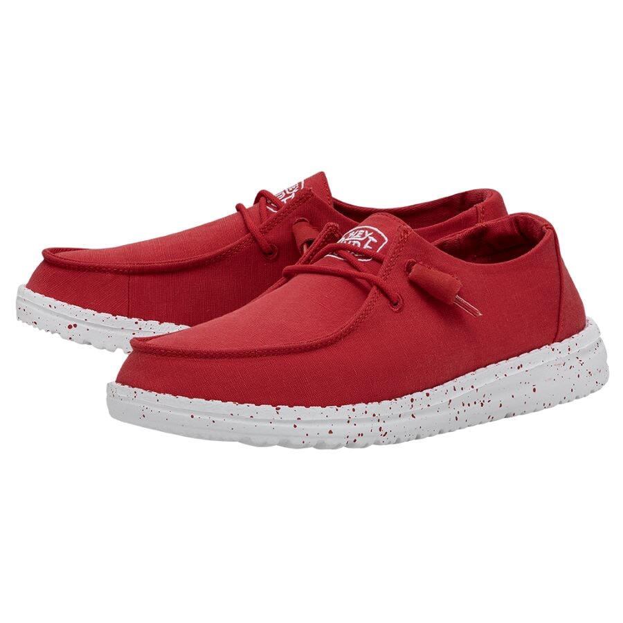 Wendy Slub Canvas - Red