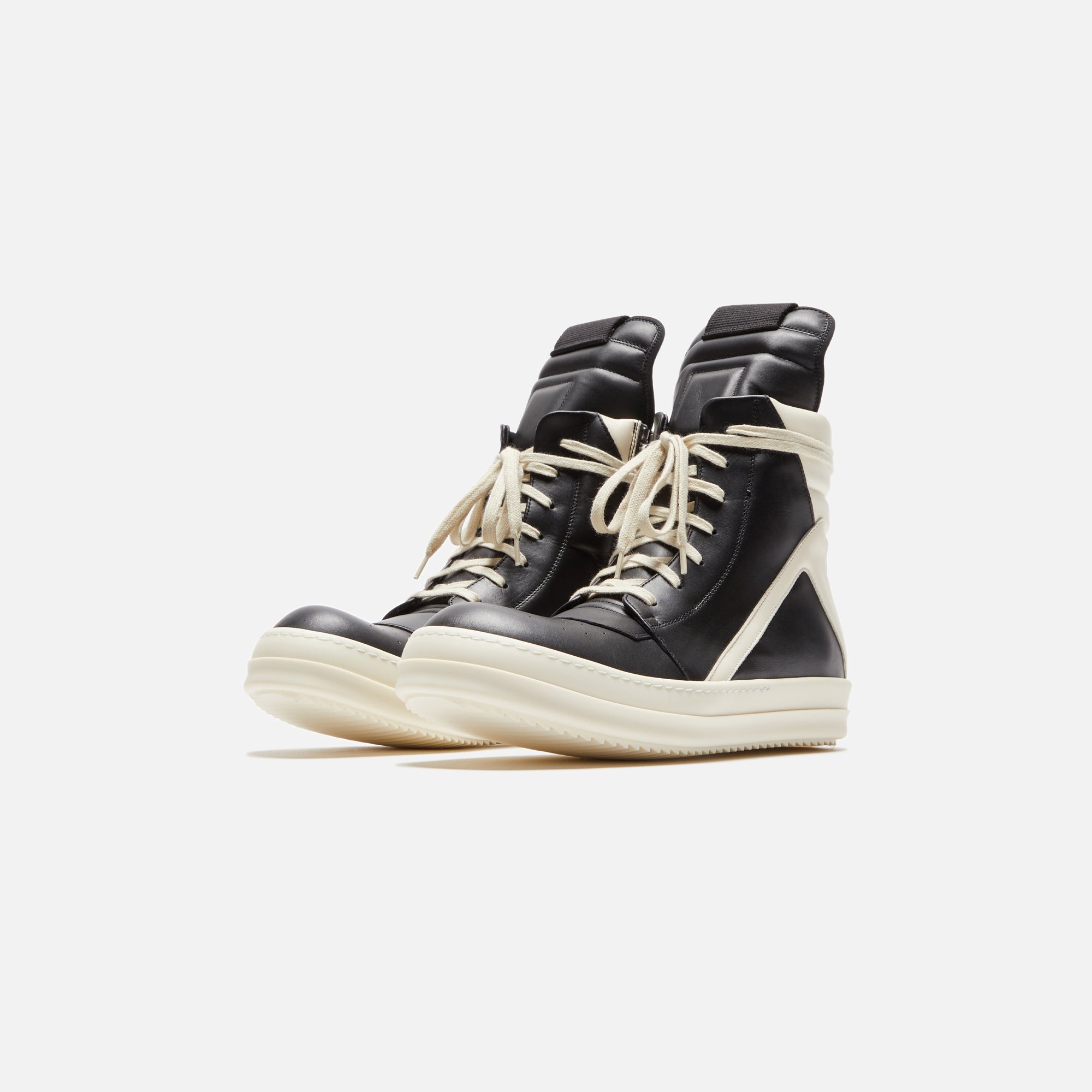 Rick Owens Geobasket - Black / Milk / Milk