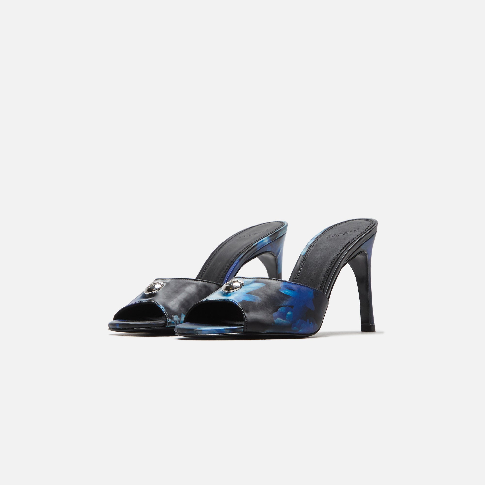 Coperni Holographic Logo Mule - Blue / Black