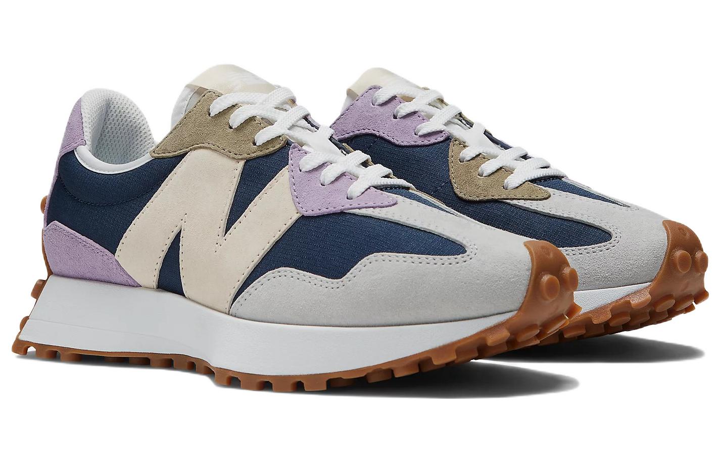 (WMNS) New Balance 327 'Natural Indigo Raw Amethyst' WS327PAA