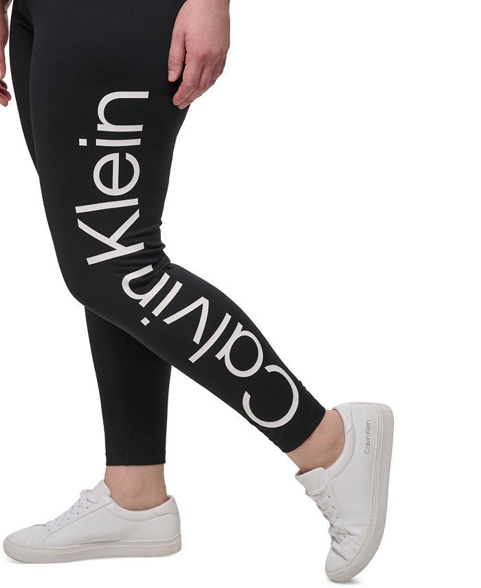 Plus Size High-Waist Logo Leggings