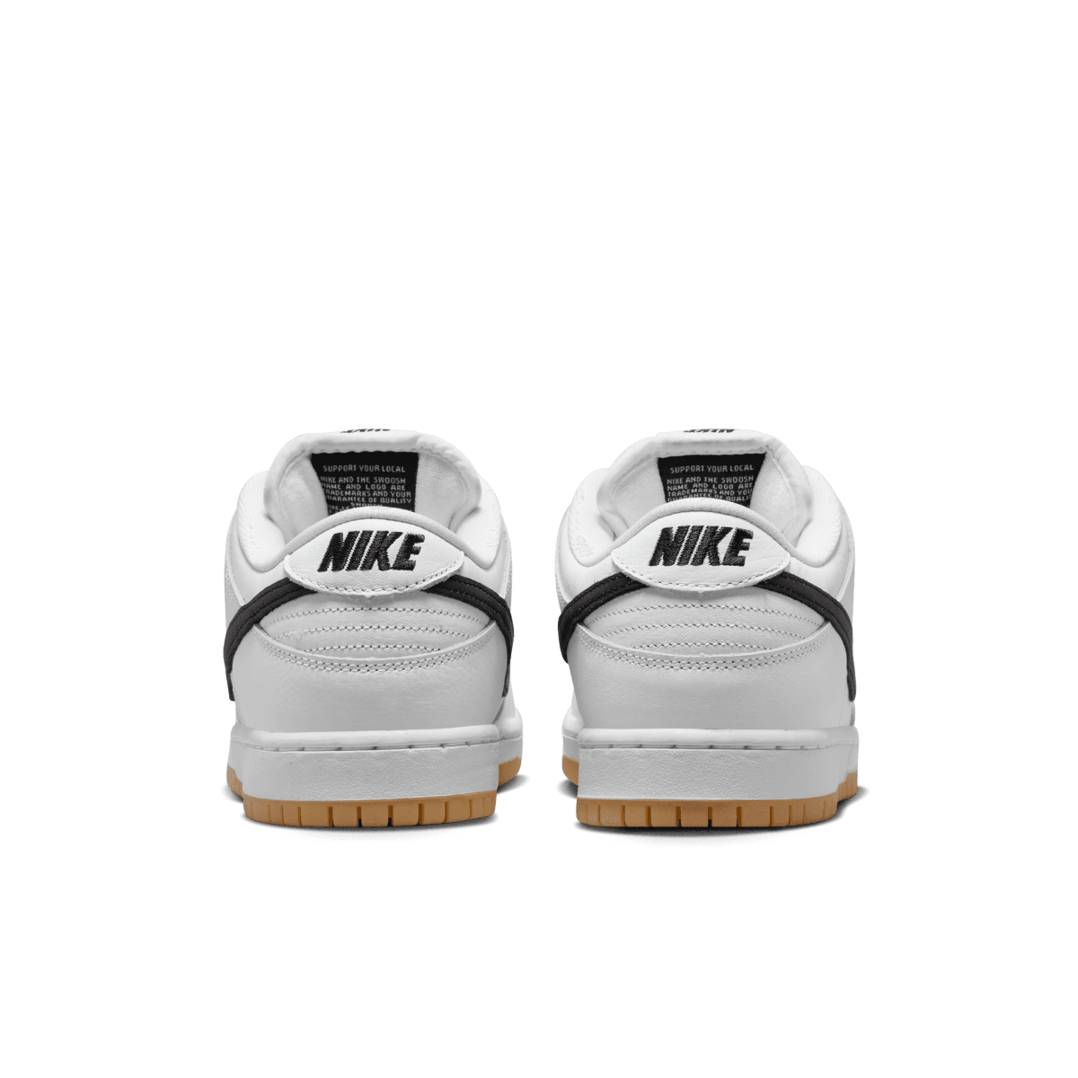 SB Dunk Low Pro 'White Black Gum'