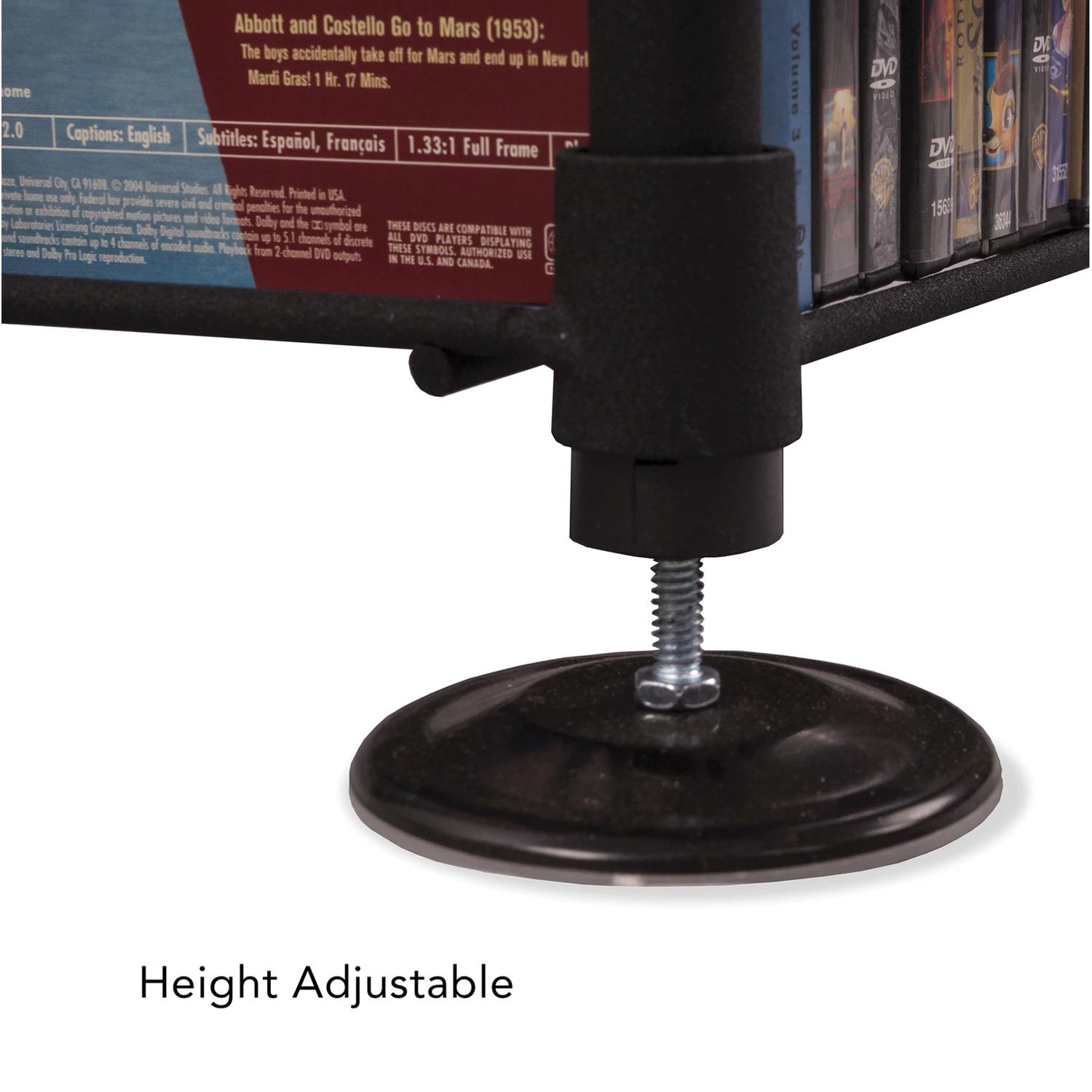 Atlantic Adjustable 33.25 W x 8.13 D x 76.75 H 12-Shelf Freestanding Shelves， Black