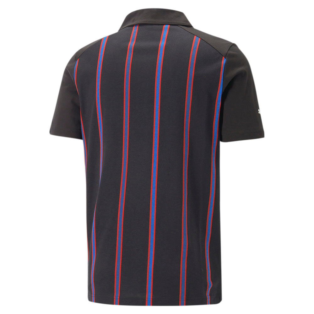 BMW MMS Striped Short Sleeve Polo Shirt