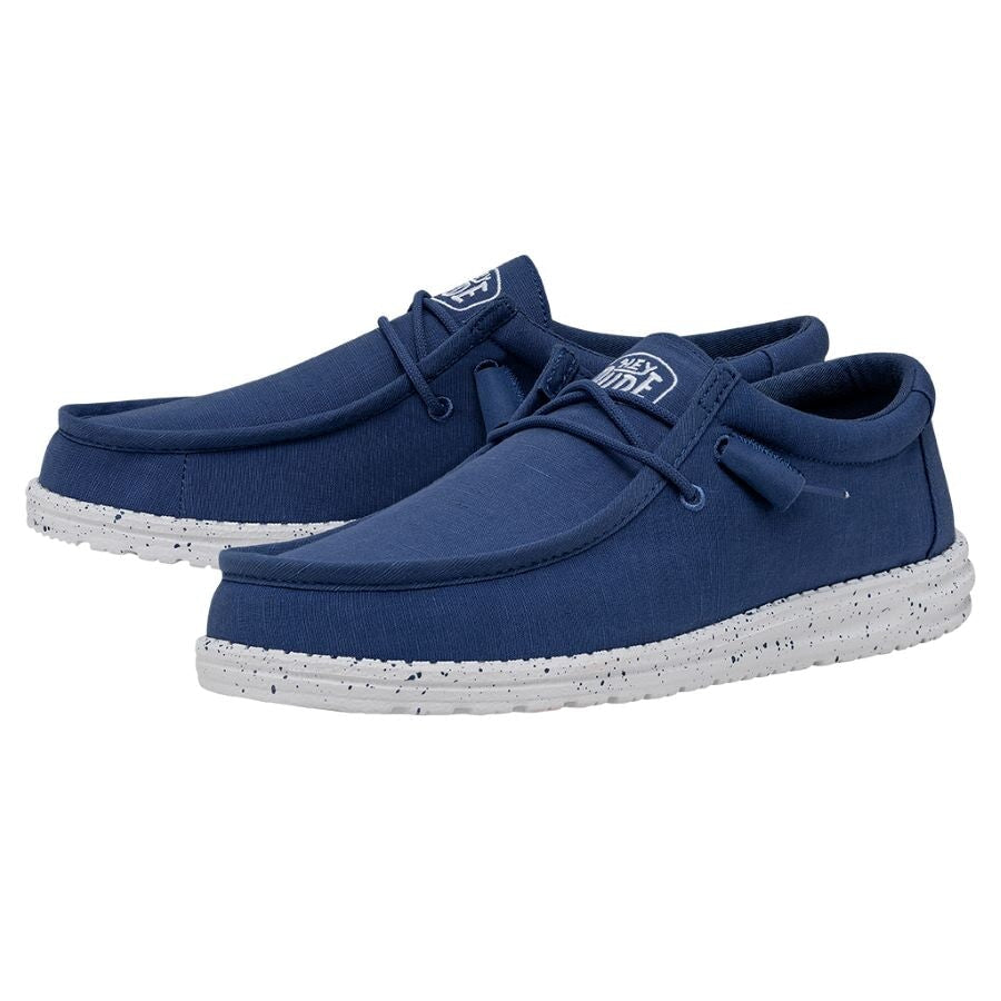 Wally Slub Canvas - True Blue