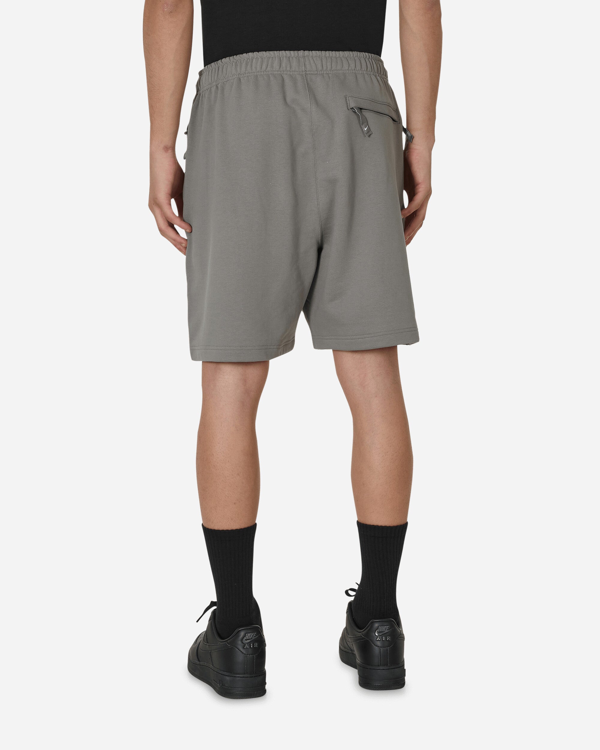 Solo Swoosh French Terry Shorts Flat Pewter