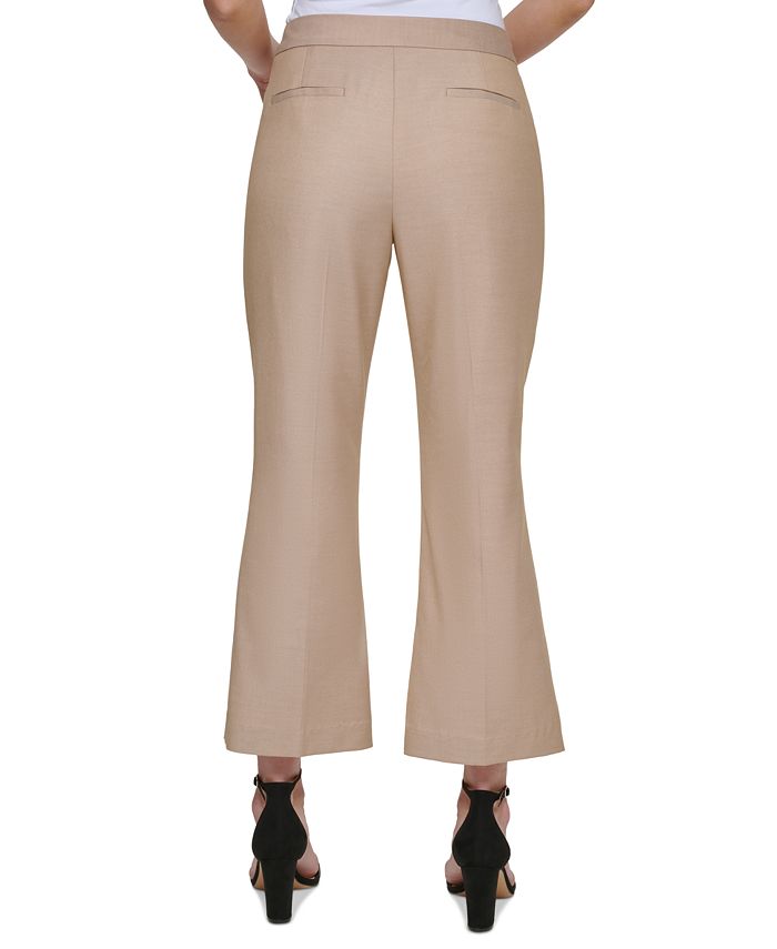 Petite Cropped Wide-Leg Pants