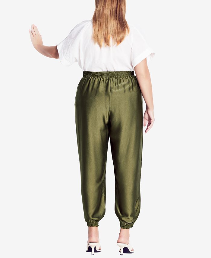Trendy Plus Size Relaxed Class Pants