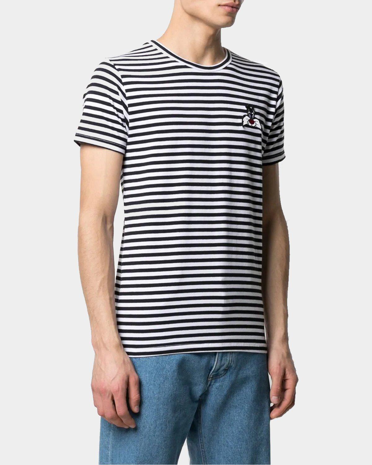 T-shirt Stripes Gatto Silvestro